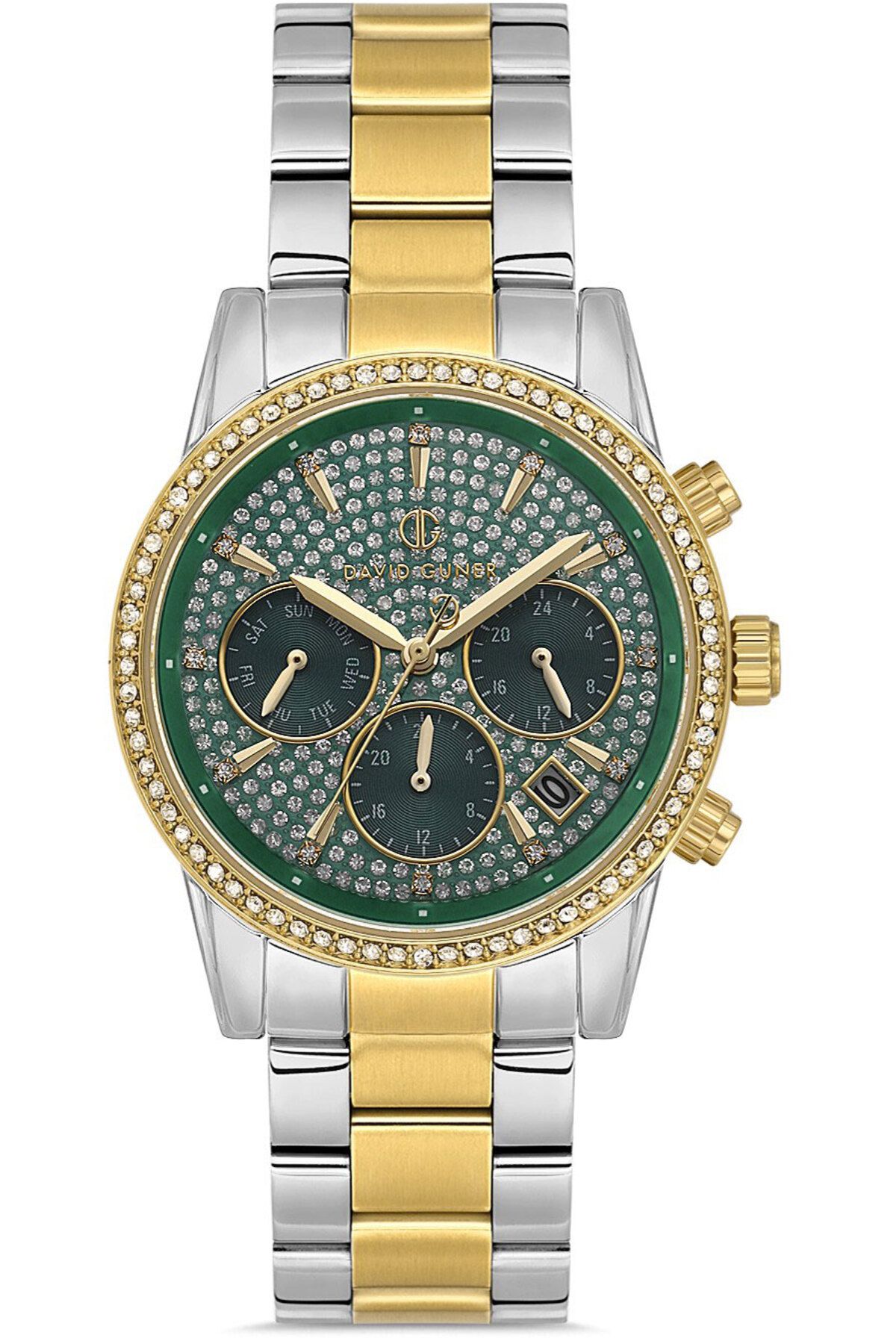 DAVID GUNER DAVİD GÜNER KADIN KOL SAATİ DG-8740LA-D10 39 MM METAL-GOLD
