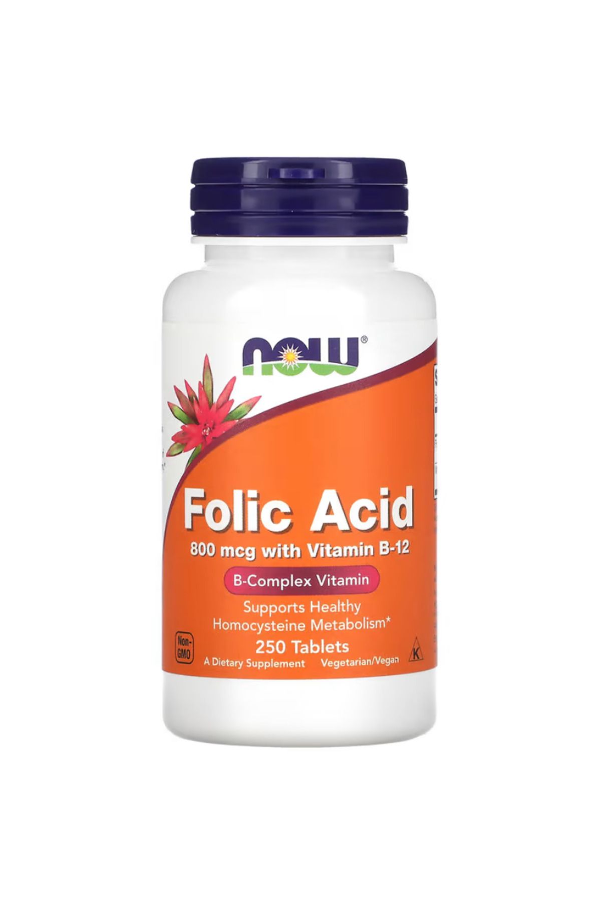 Now Foods , Folic Acid, 800 mcg, 250 Tablets