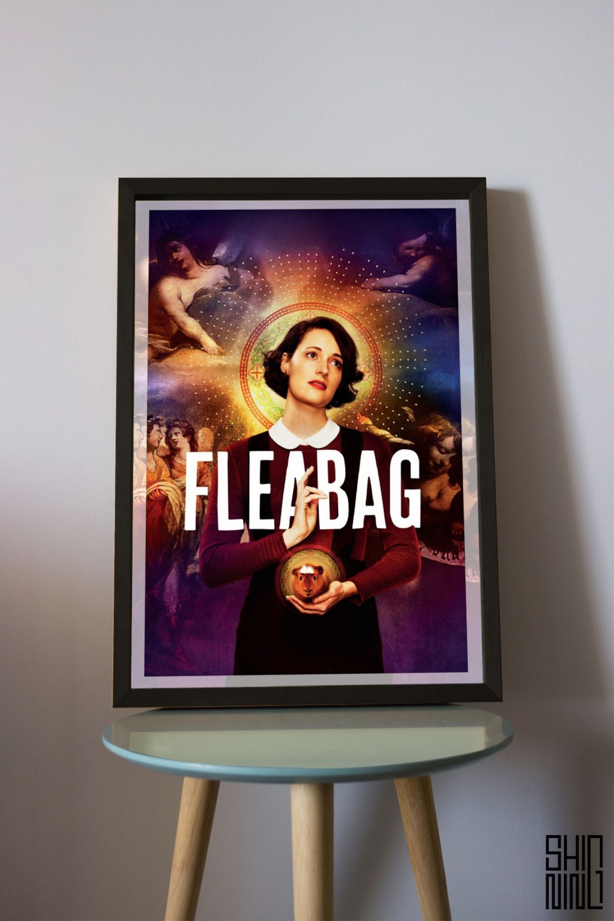 Home Çerçeveli "Fleabag" Afiş Tablo