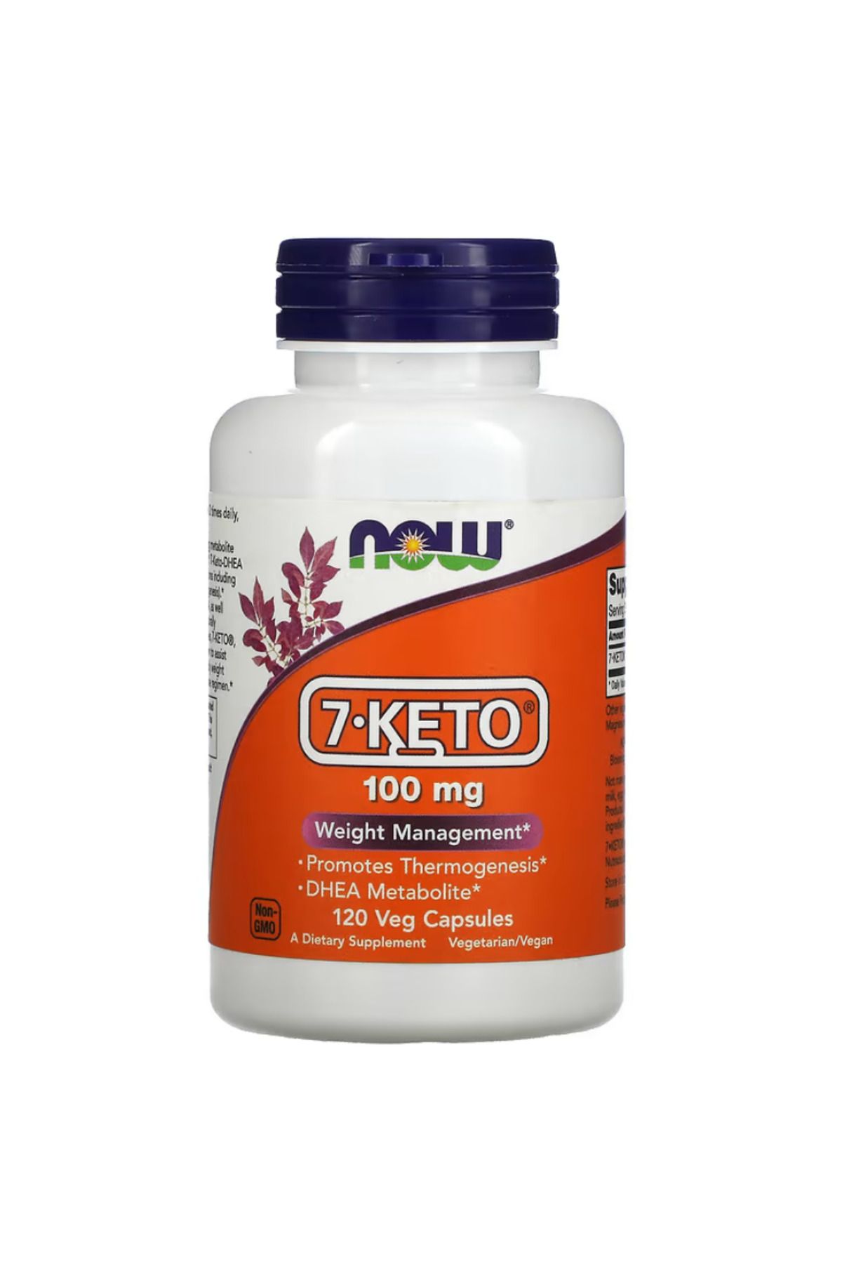 Now Foods , 7-KETO, 100 mg, 120 Veg Capsules