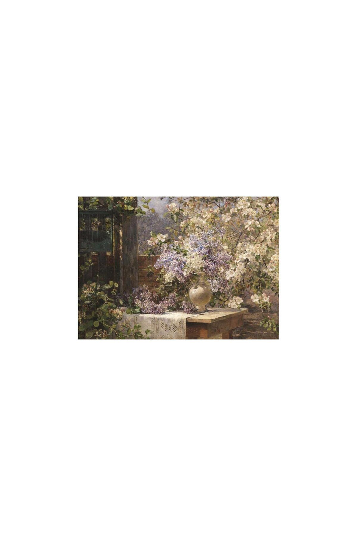 Gold Puzzle-Puzzle Gold Puzzle - Marie Egner: In the Blossoming Bower, 1000 piese 1