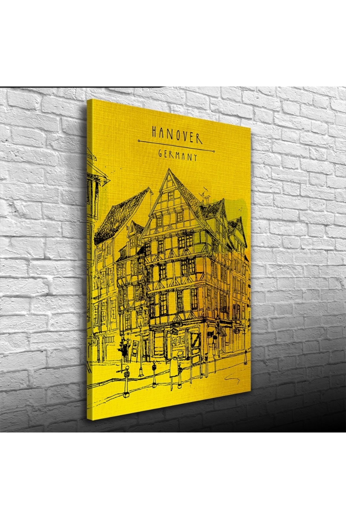 Kanonik Education Germany Klasik Alman Mimarisi Kanvas Tablo 50 x 70