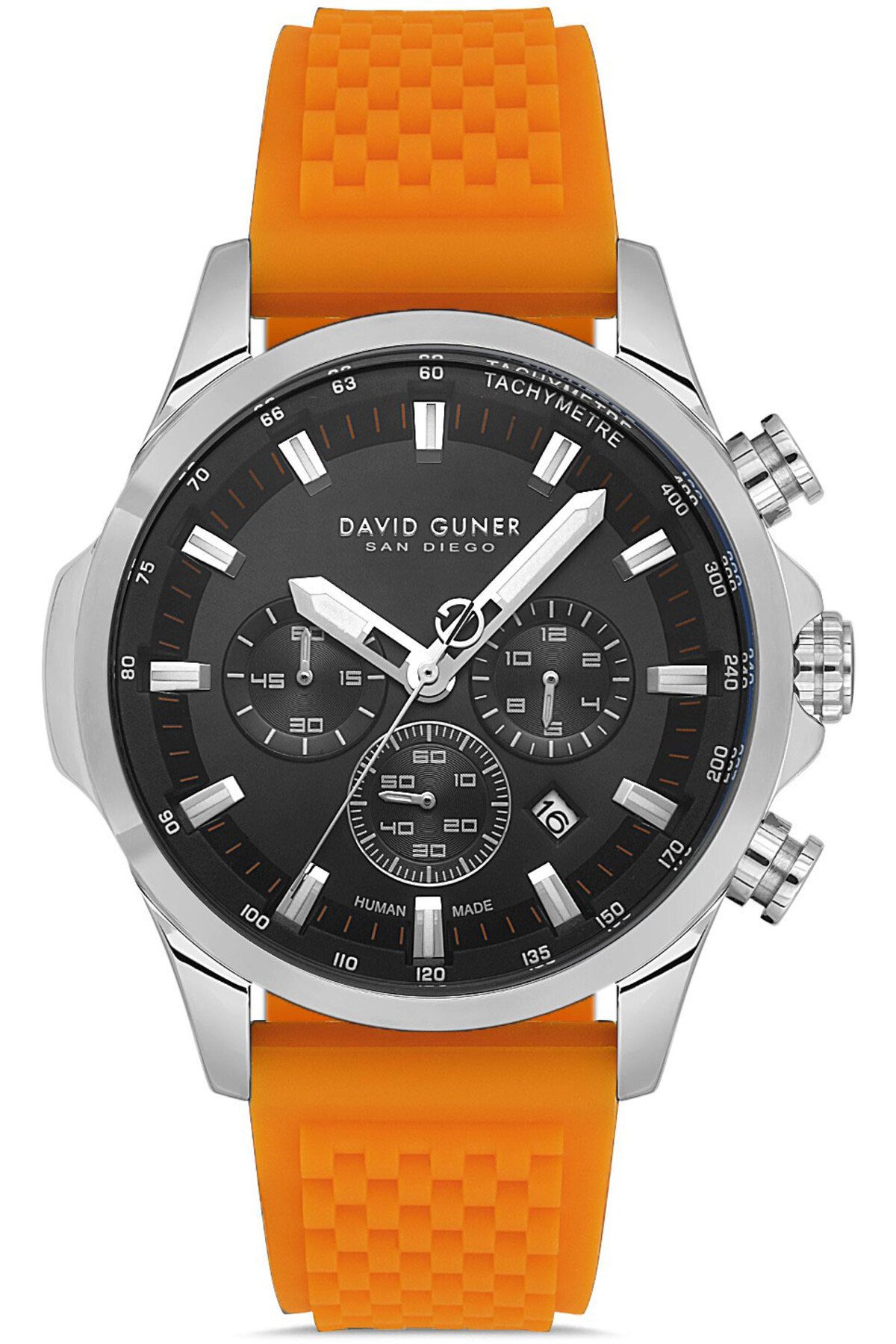 DAVID GUNER DAVİD GÜNER ERKEK KOL SAATİ DG-8877GD-AD2 46 MM Turuncu