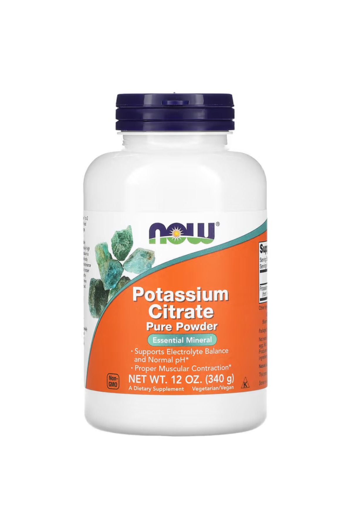 Now Foods , Potassiumm, Citratee, Pure Powder, 12 oz (340 g)