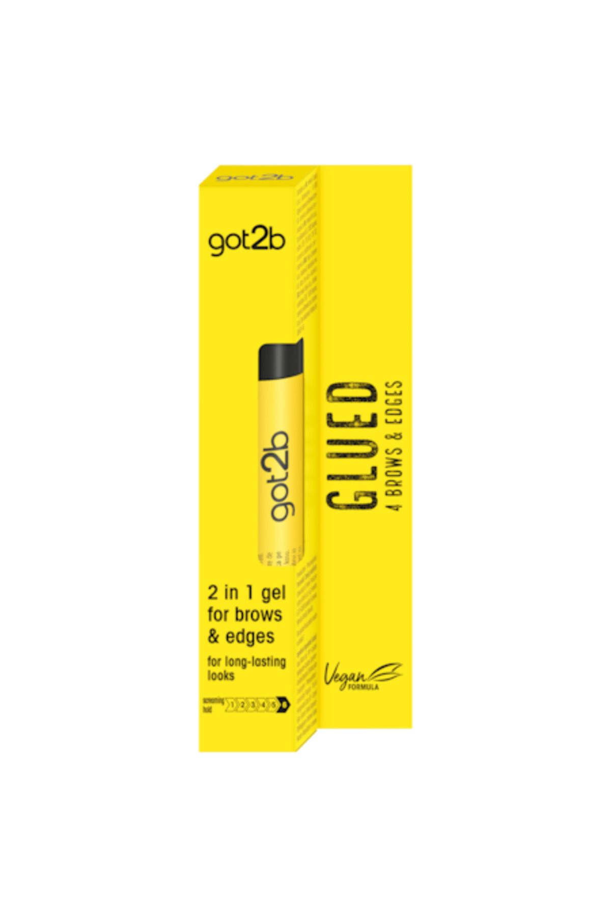 Got2B-got2b Glued 2 in 1 gel, for fixing eyebrows and unruly hairs, vegan formula, 16 ml 1
