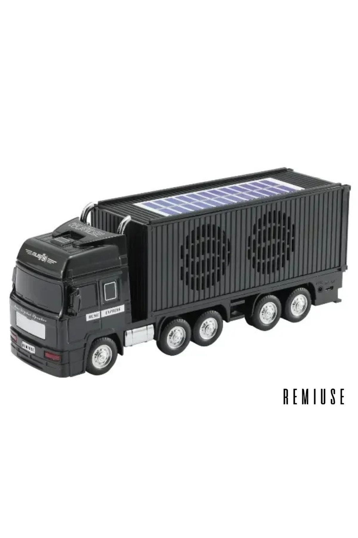 Remiuse Solar Enerjili Bluetooth Tır Hoparlör | FM Radyo | USB/TF Giriş | TWS | Type-C