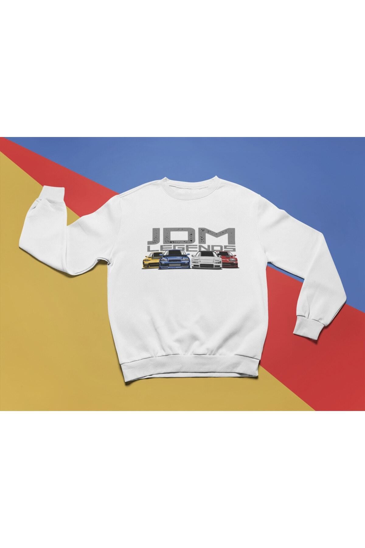 Pisa Art Jdm Legends Tasarımlı Sweat - Premium Kalite Çaltama Yapmayan Baskı