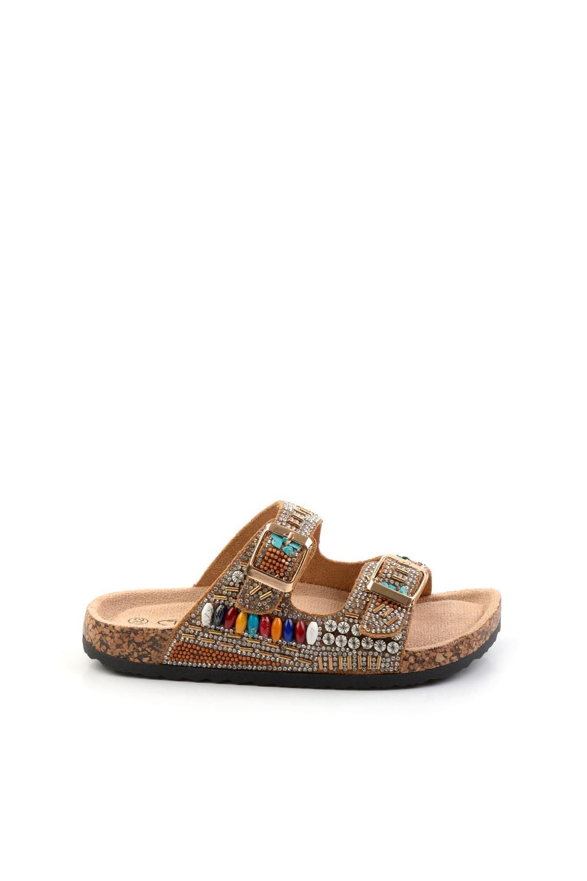 Guja Camel Çocuk Terlik J04185010687