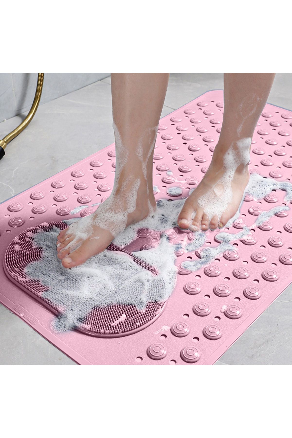 MAİN SHOP 1 Adet Vantuzlu Banyo Ve Duş Kaydırmazı Duşa Kabin Küvet Içi Banyo Paspası 36 X 69,5 Cm M-162