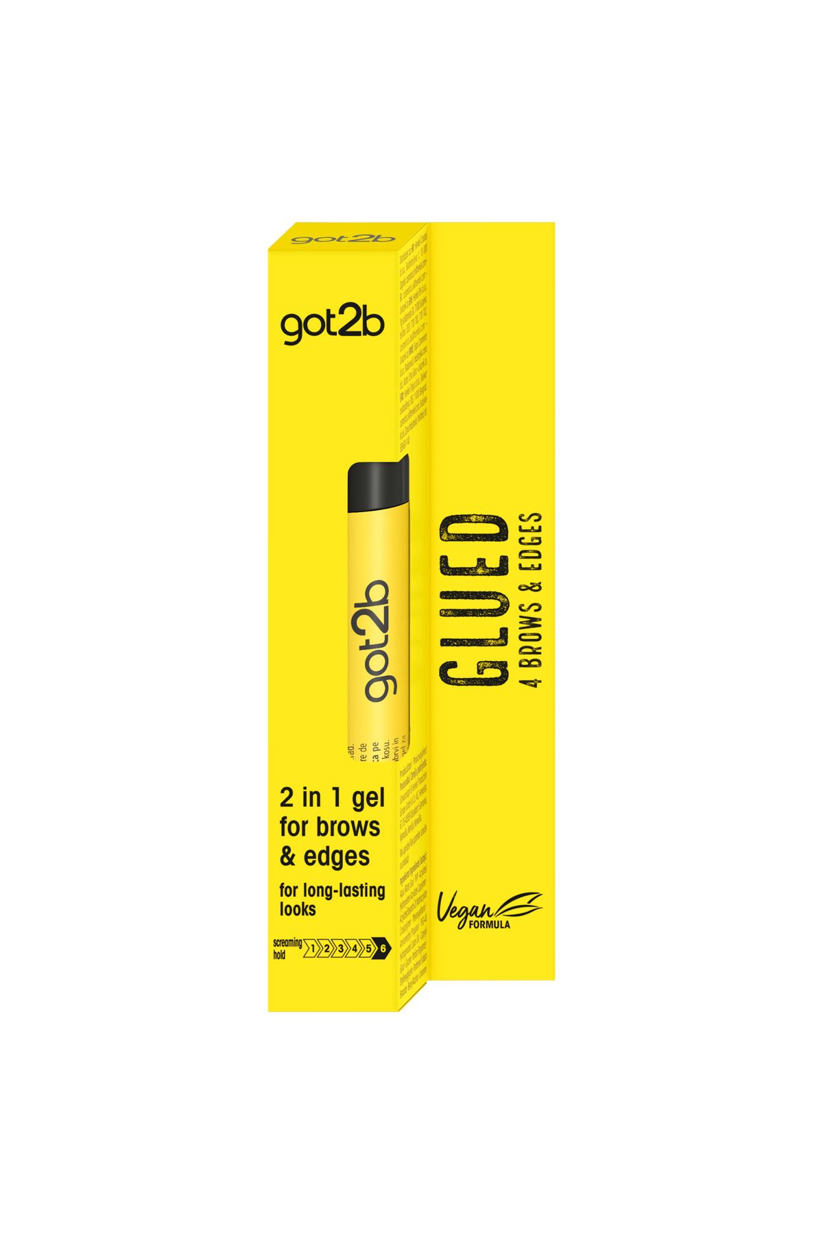 Got2B-got2b Glued 2 in 1 gel, for fixing eyebrows and unruly hairs, vegan formula, 16 ml 3