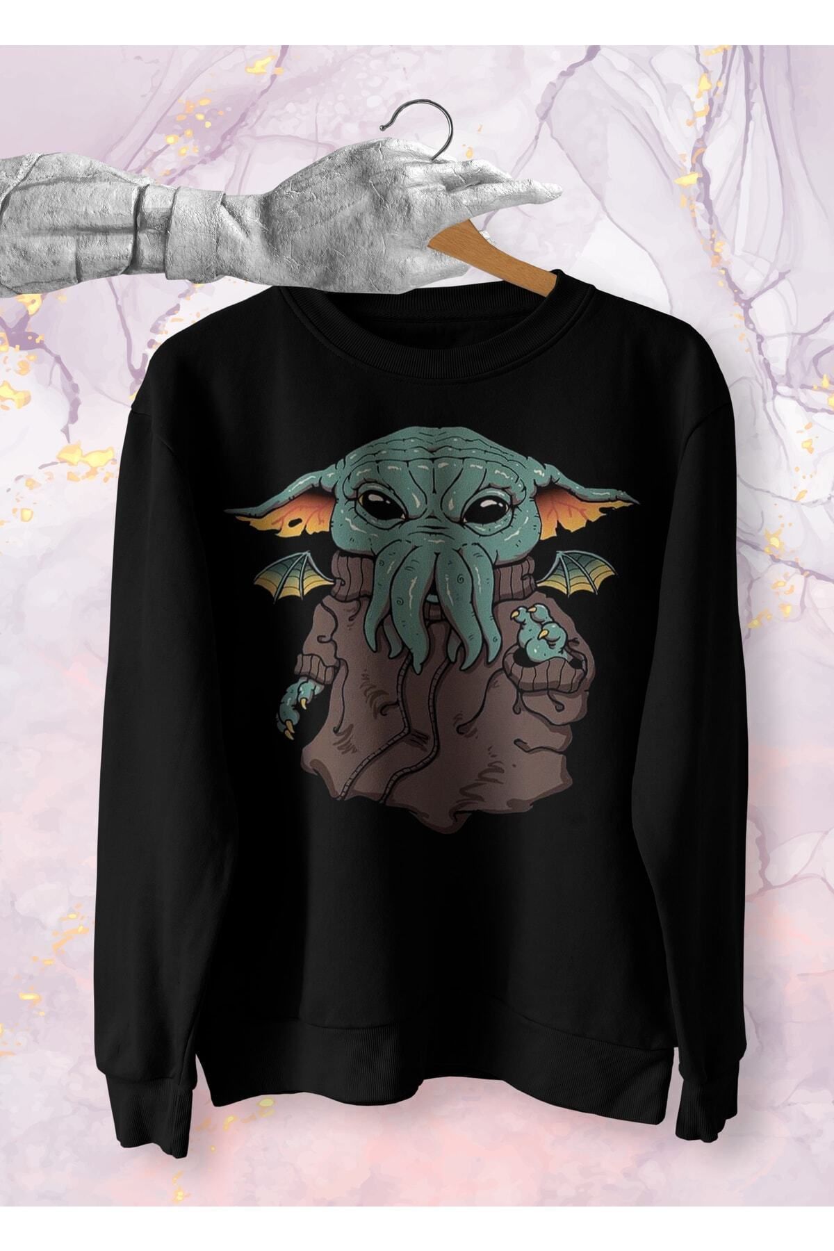 Pisa Art Cthulhu - Baby Yoda (grogu) - Sweatshirt