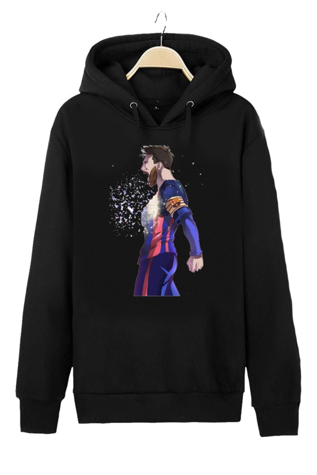 Pisa Art Messı Kapüşonlu Unısex Hoodıe Desıgn Sweatshirt