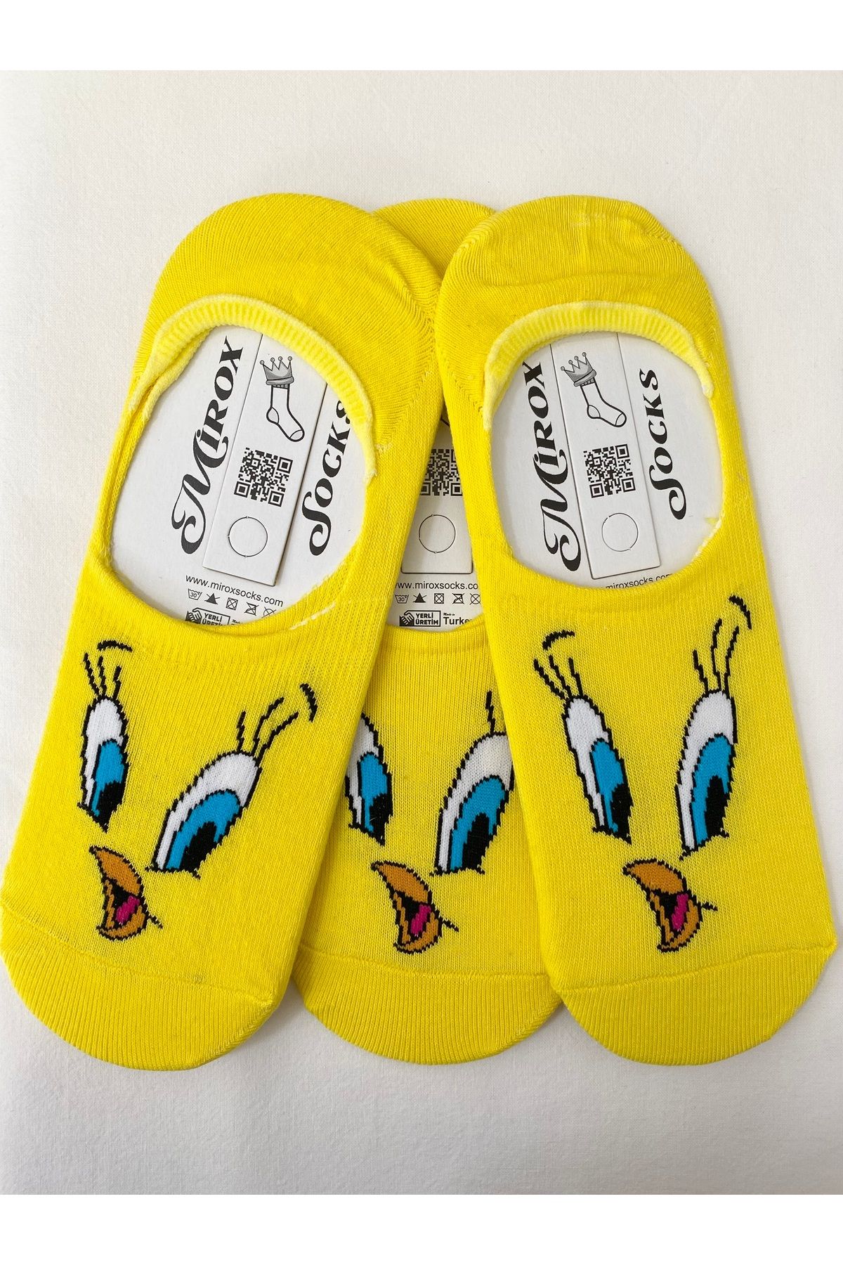 PELMA MODA Üçlü Tweety Babet Çorap