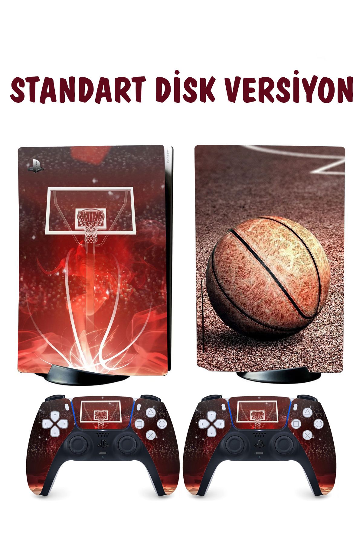 KT Decor Basketbol Playstation 5 Full Sticker Kaplama Seti