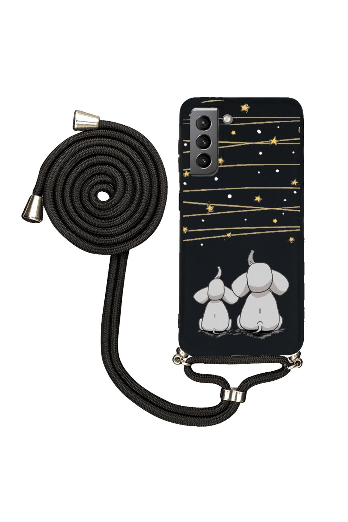 Royaleks Samsung S21 İpli Lansman Kılıf - Elephants And The Stars