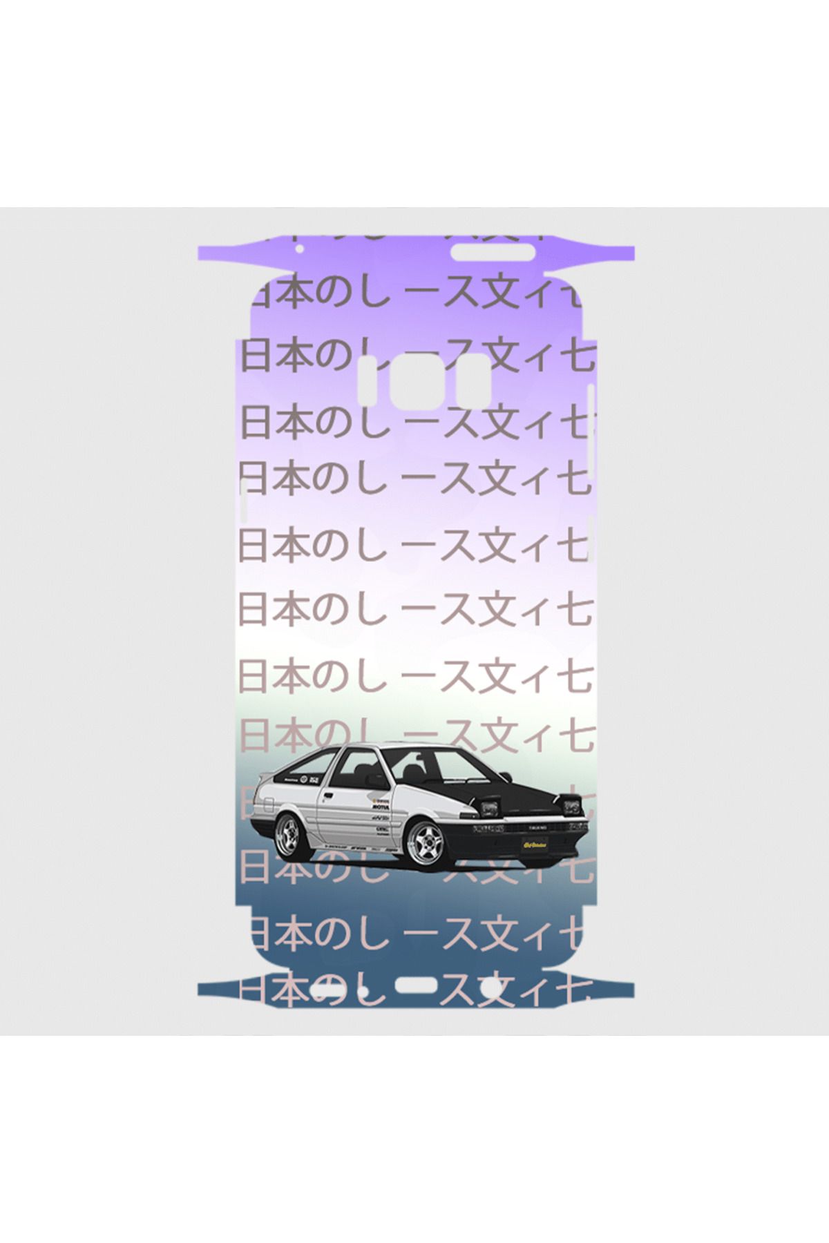 Royaleks Samsung S8 Telefon Kaplama - Hachi Roku AE86 JDM