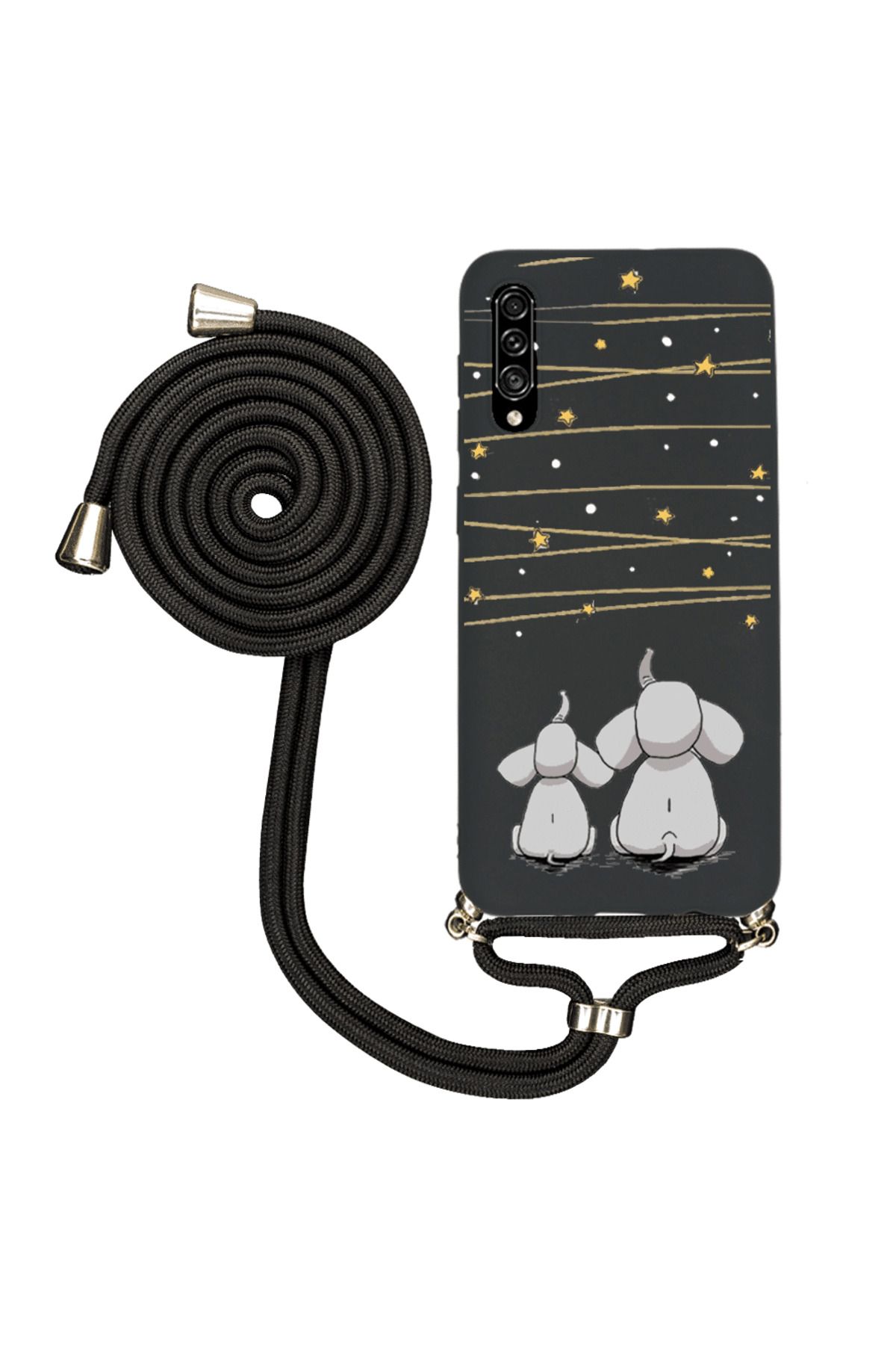 Royaleks Samsung A30s İpli Lansman Kılıf - Elephants And The Stars