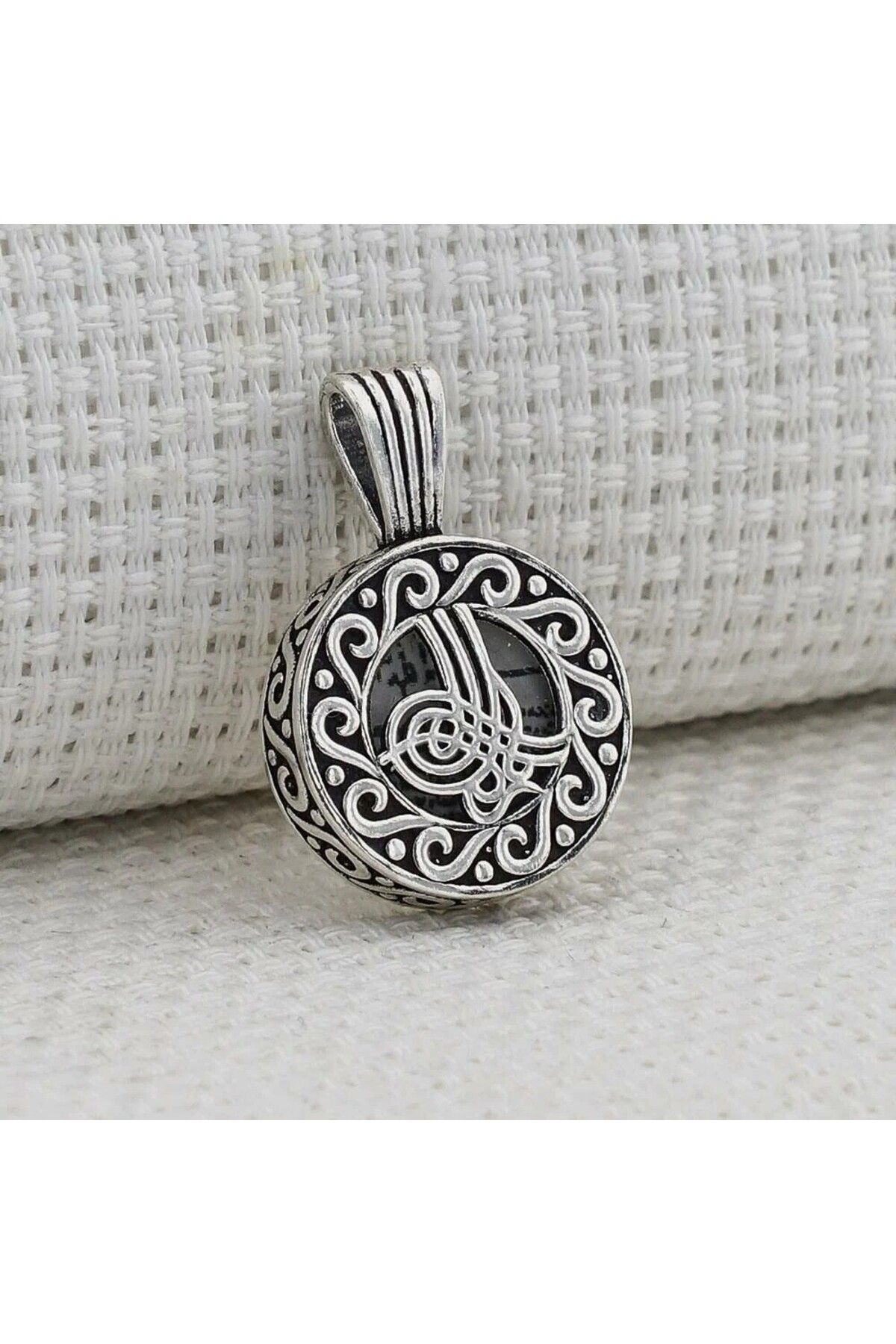 shop Osmanlı Tuğrası Kebir Dualı Cevşen 925 Ayar Gümüş Erkek Kolye Ucu