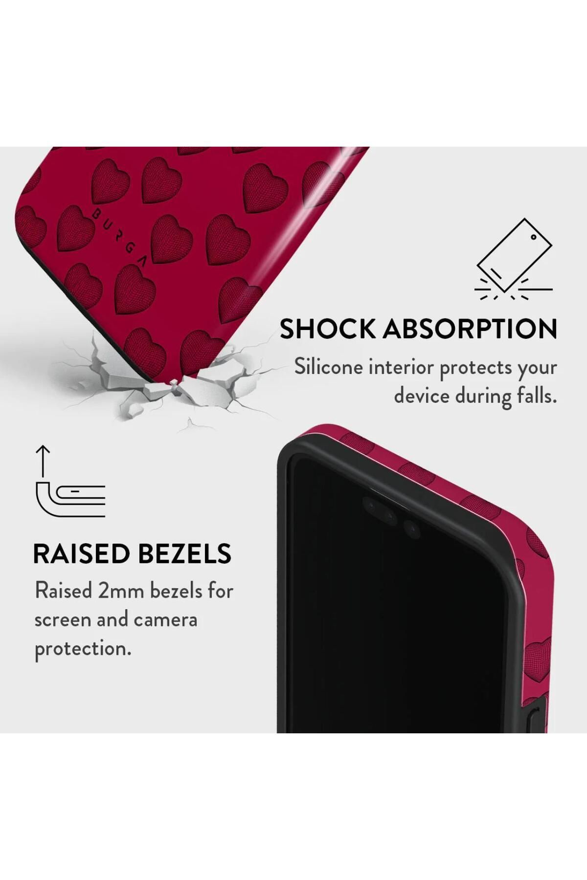 BURGA-Dual Layer Single Not Sorry iPhone 15 Pro case 4