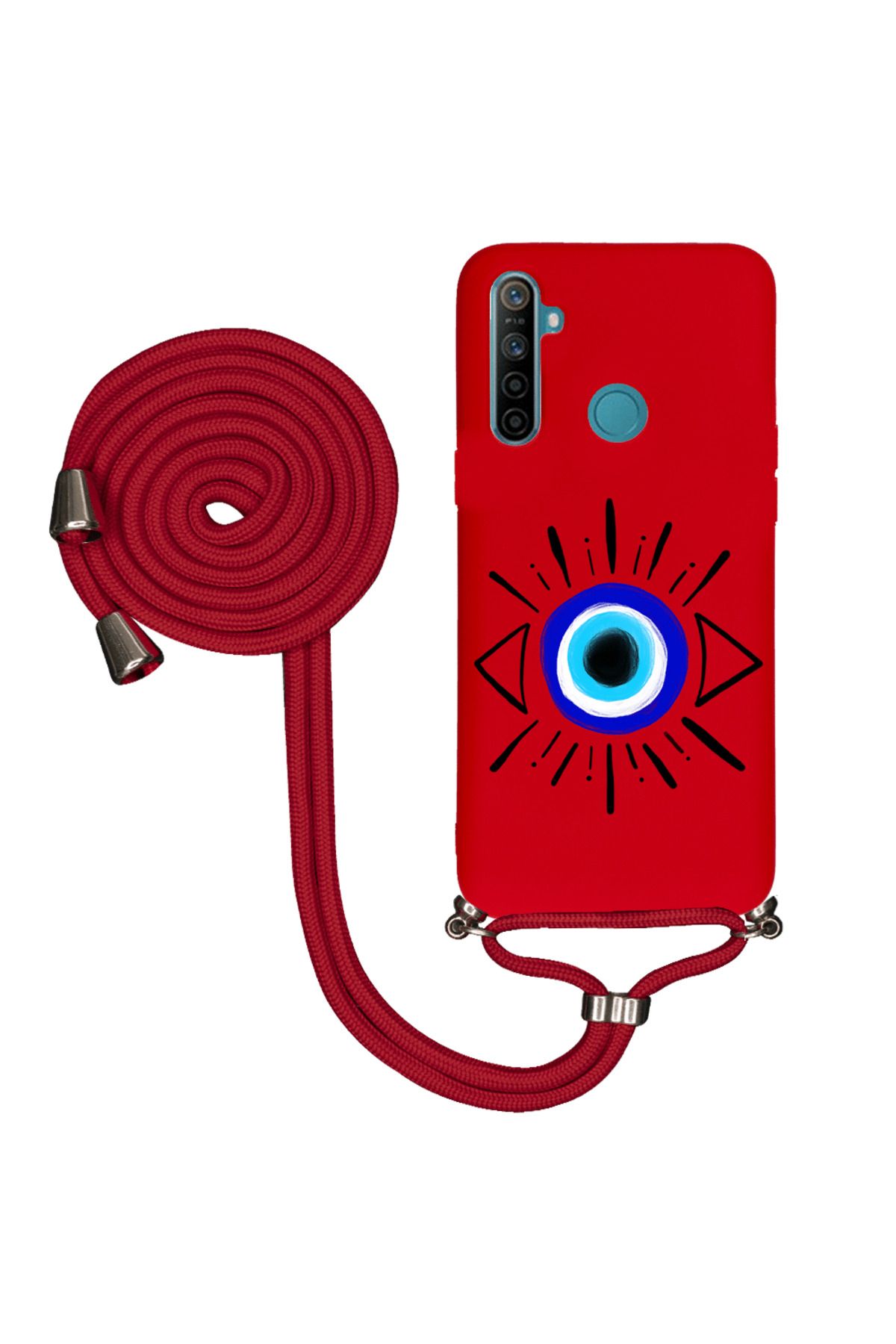 Royaleks Realme 6İ İpli Lansman Kılıf - Eyes 2