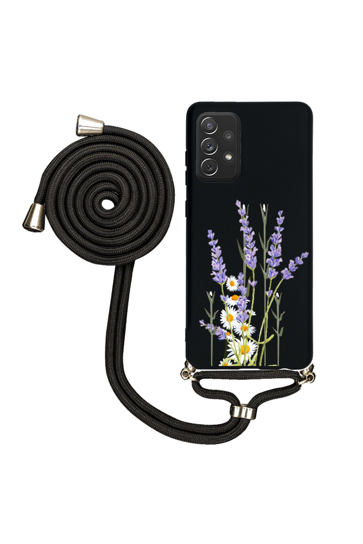 Royaleks Samsung A72 İpli Lansman Kılıf - Lavanta Mix