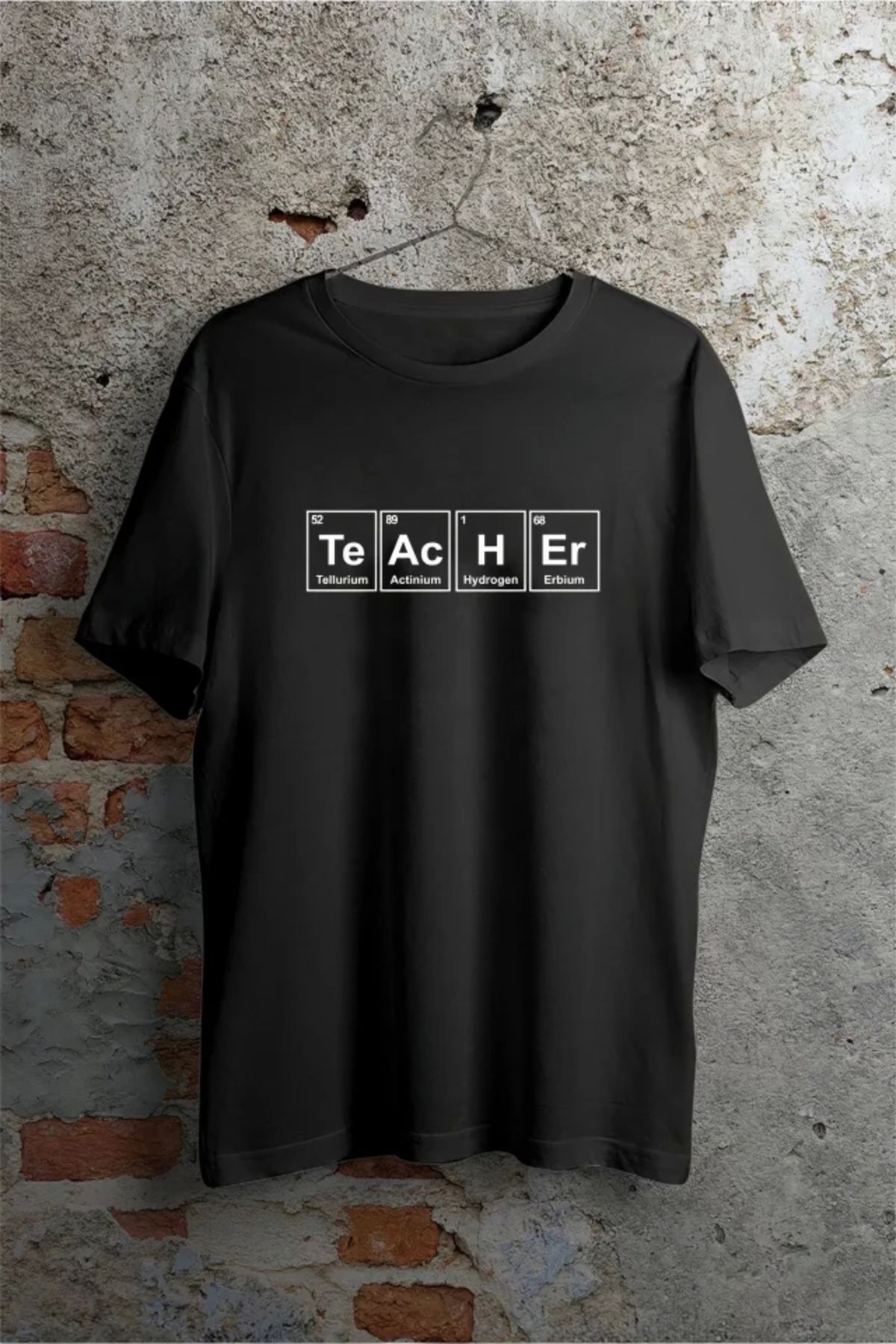 Butik 24 Kasım Öğretmenler Günü Baskılı Özel T-shirt - Siyah