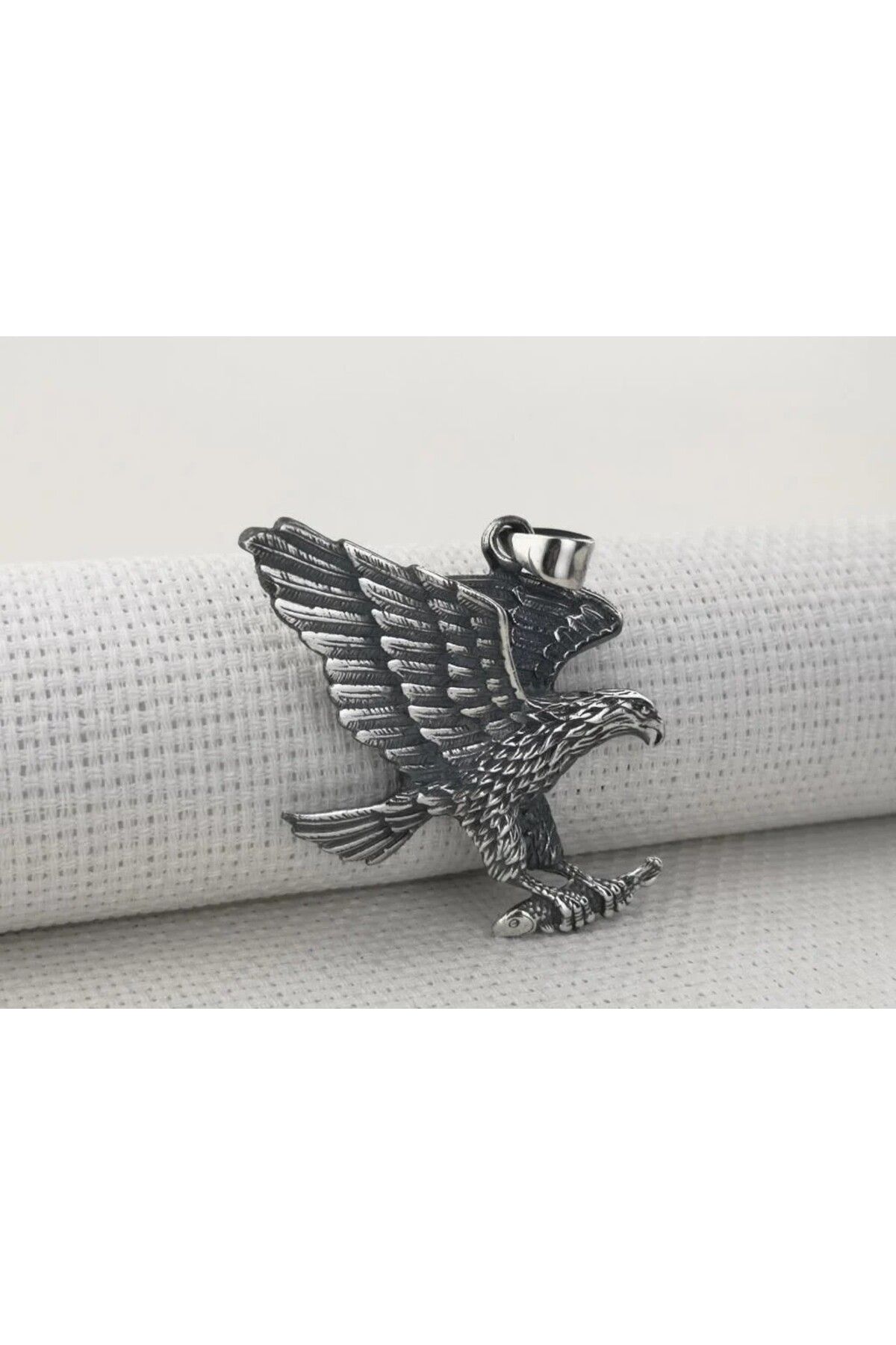 shop Büyük Kartal Tasarımlı 925 Ayar Gümüş Erkek Kolye Ucu