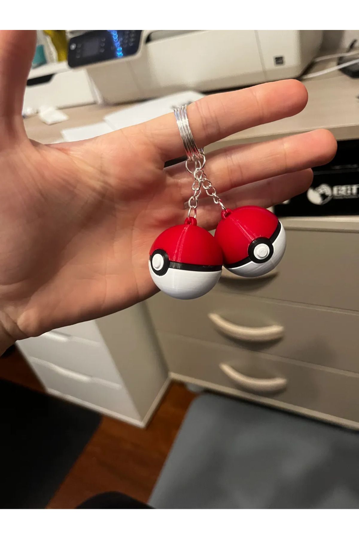 Heners Pokeball Anahtarlık - 2li