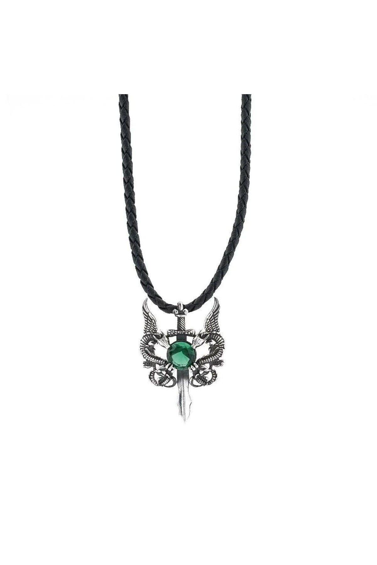shop Ejderha 925 Ayar Gümüş Erkek Kolye