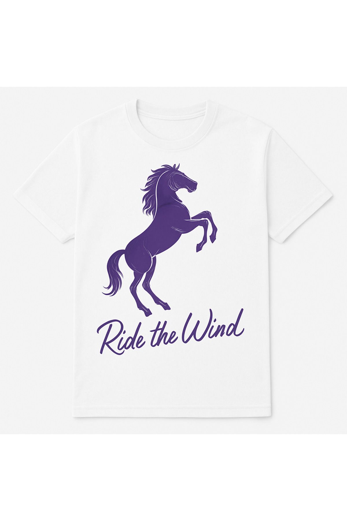MAGORS GraffTee Purple Horse Siyah T-shirt