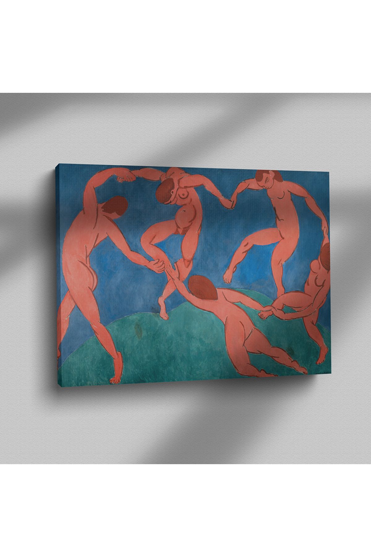 cestino darte “The Dance” – Renkle Atan Ritmik Bir Kalp | Henri Matisse (Kanvas Baskı) Tablo