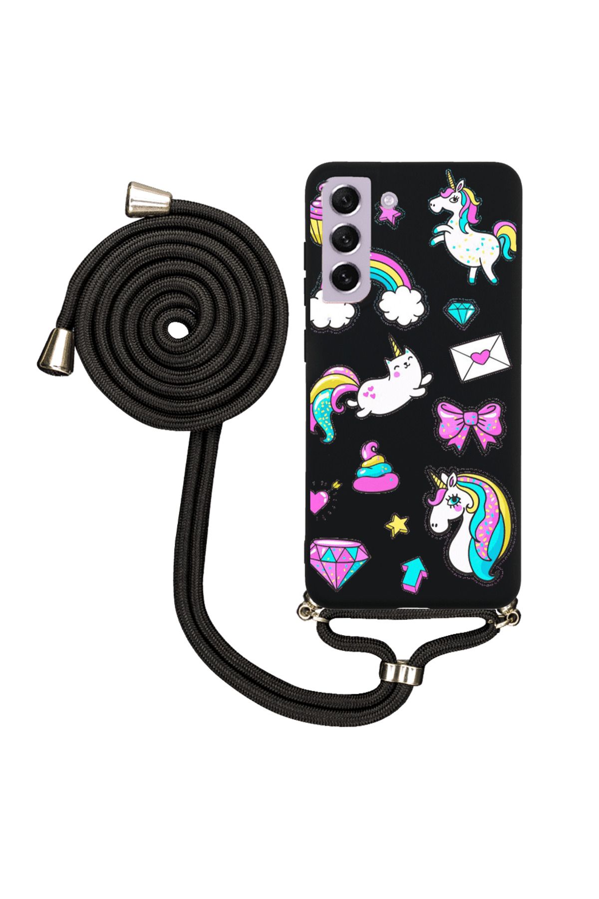 Royaleks Samsung S21 FE İpli Lansman Kılıf - Unicorns Blank