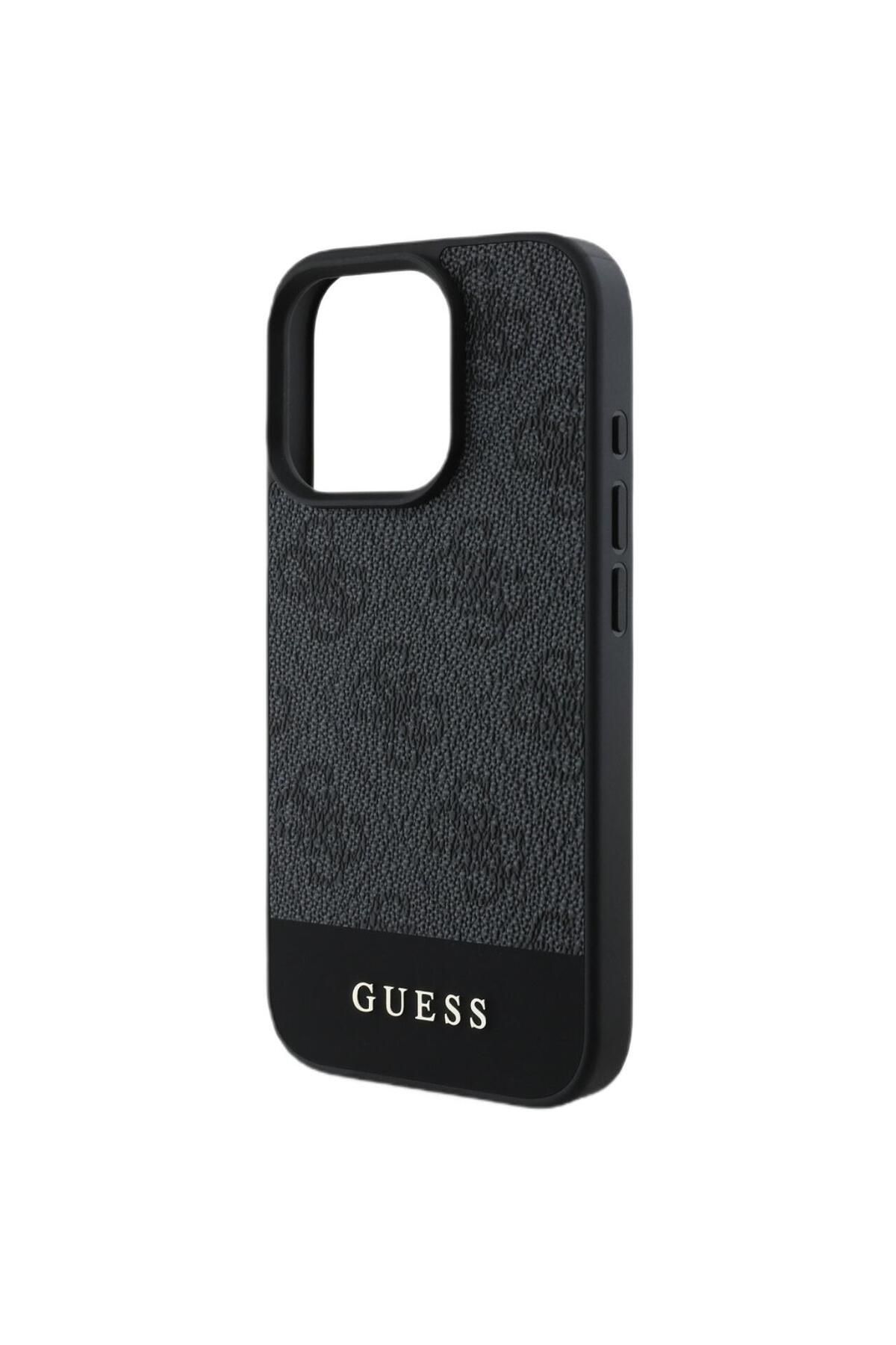 Guess-Husa 4G Stripe Logo iPhone 16 Pro Max Grey 4