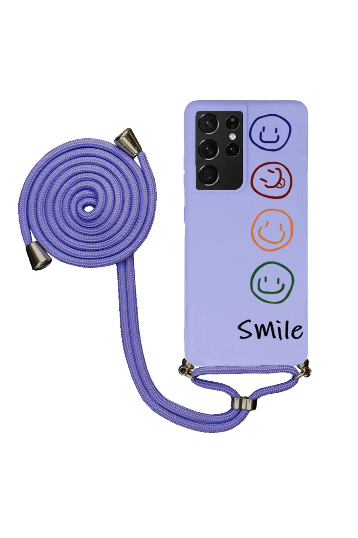 Royaleks Samsung S21 Ultra İpli Lansman Kılıf - Smile