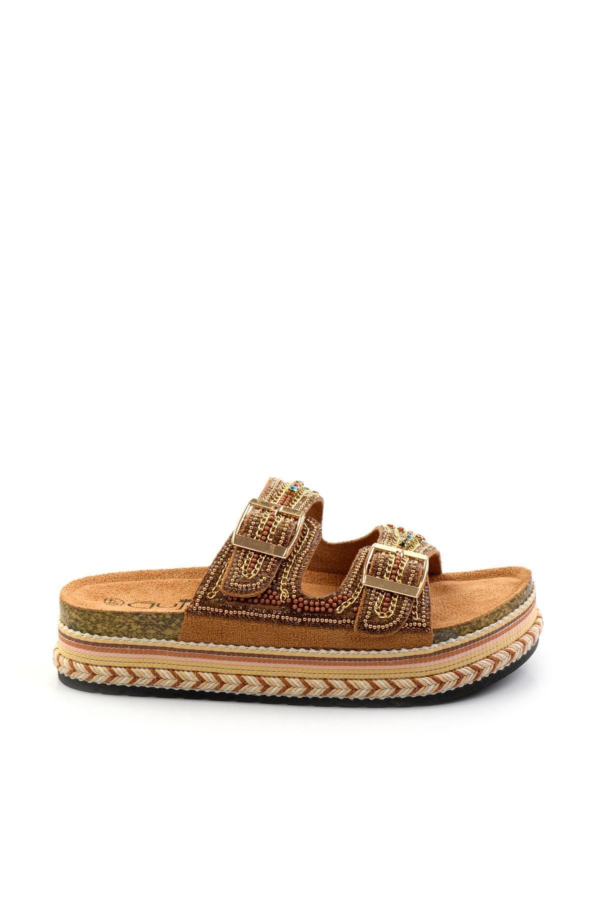 Guja Camel Kadın Terlik K04185103187