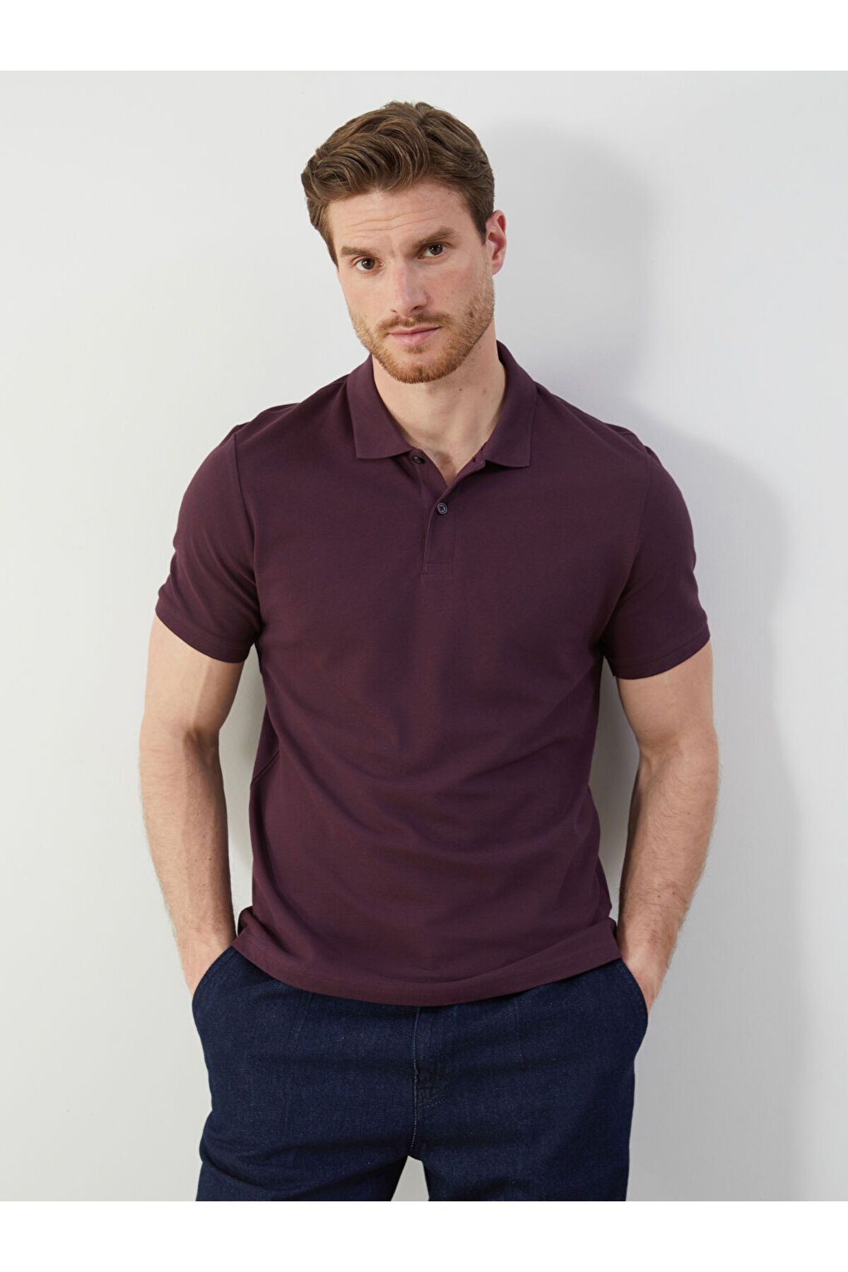 LC Waikiki LCW Polo Yaka Kısa Kollu Pike Erkek Tişört