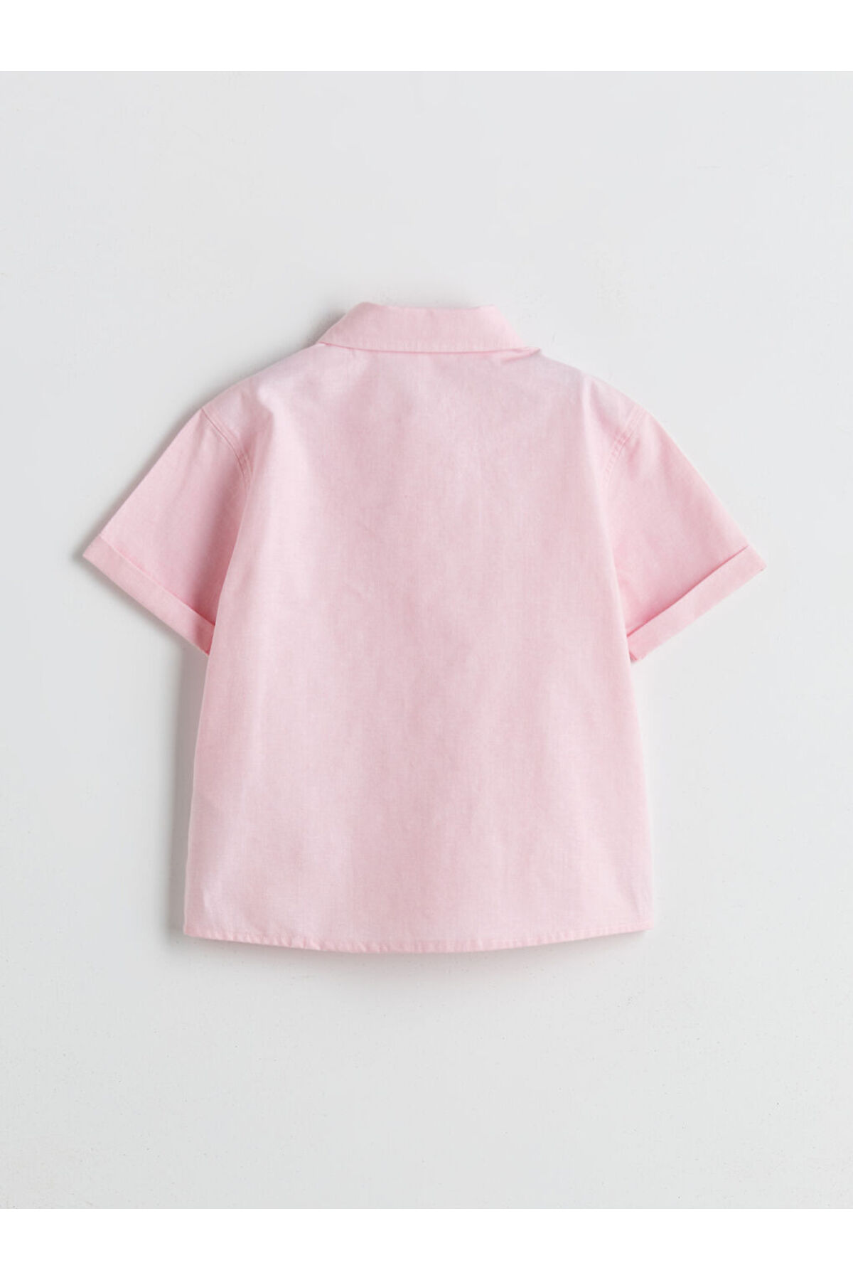 LC Waikiki Pembe Kısa Kollu Basic Erkek Çocuk Gömlek fotoğrafı 2 (önizleme)