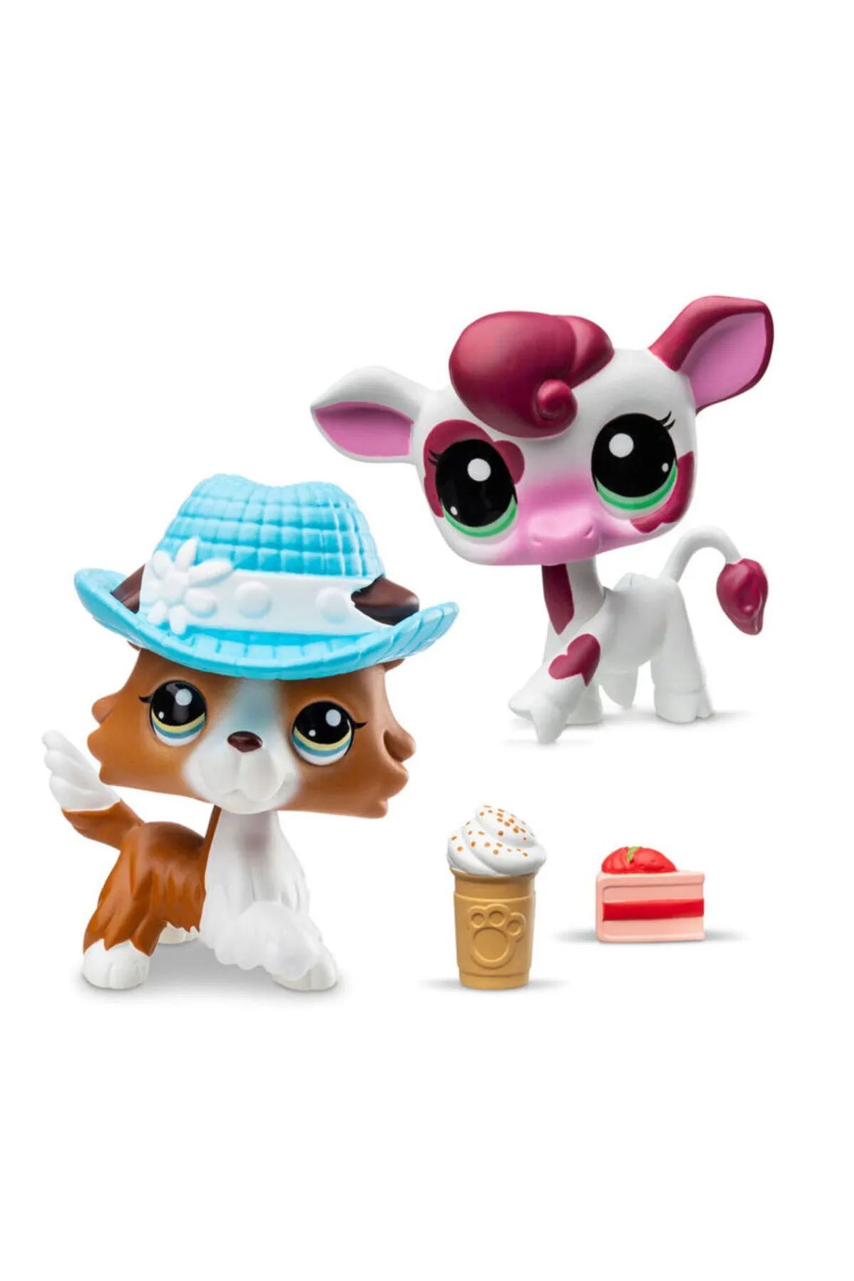 Littlest Pet Shop Lps 2'li Minişler Colie İnek 625 Seri 3 fotoğrafı 2 (önizleme)