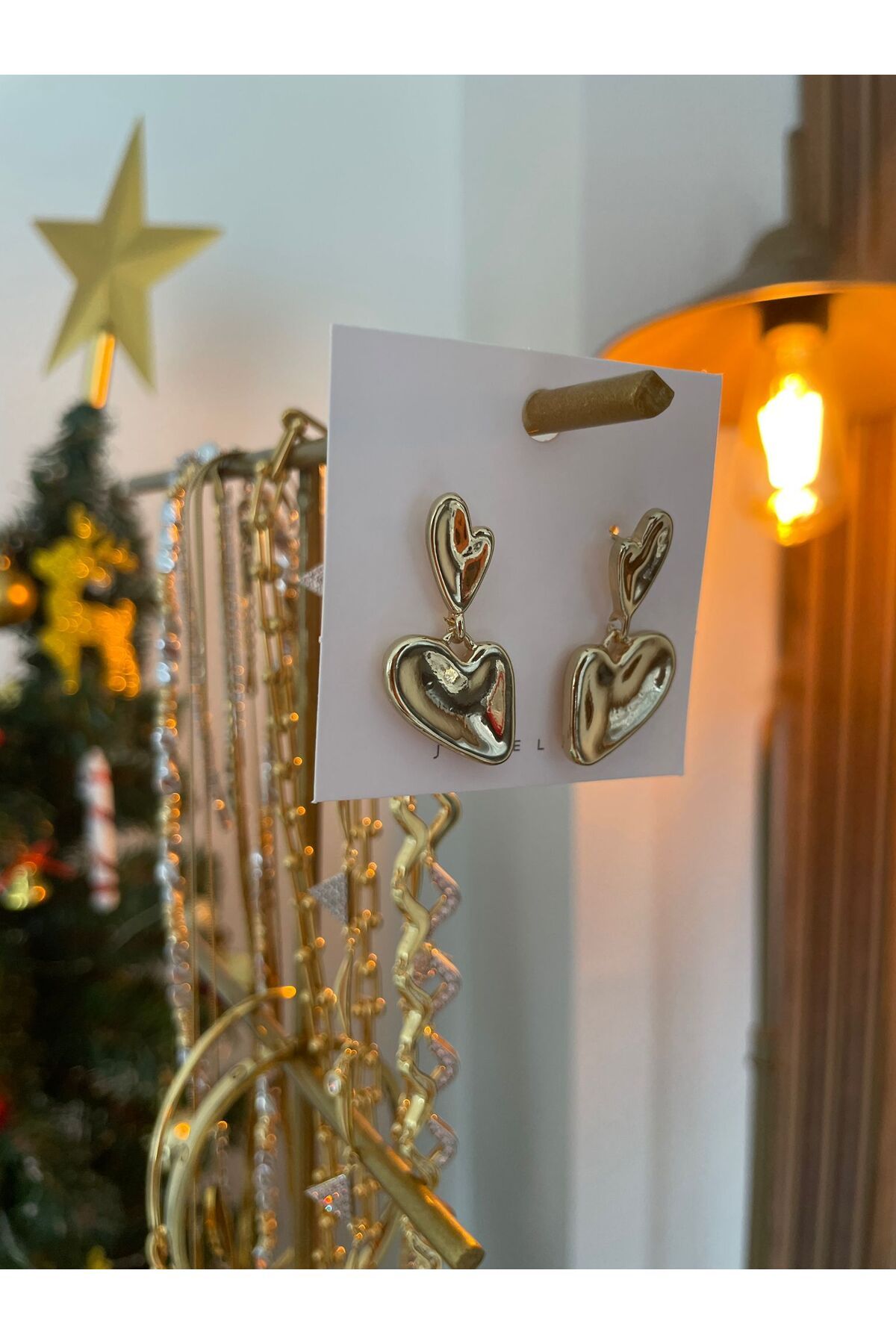 JEWELRY Kalpli Plaka Gold Küpe