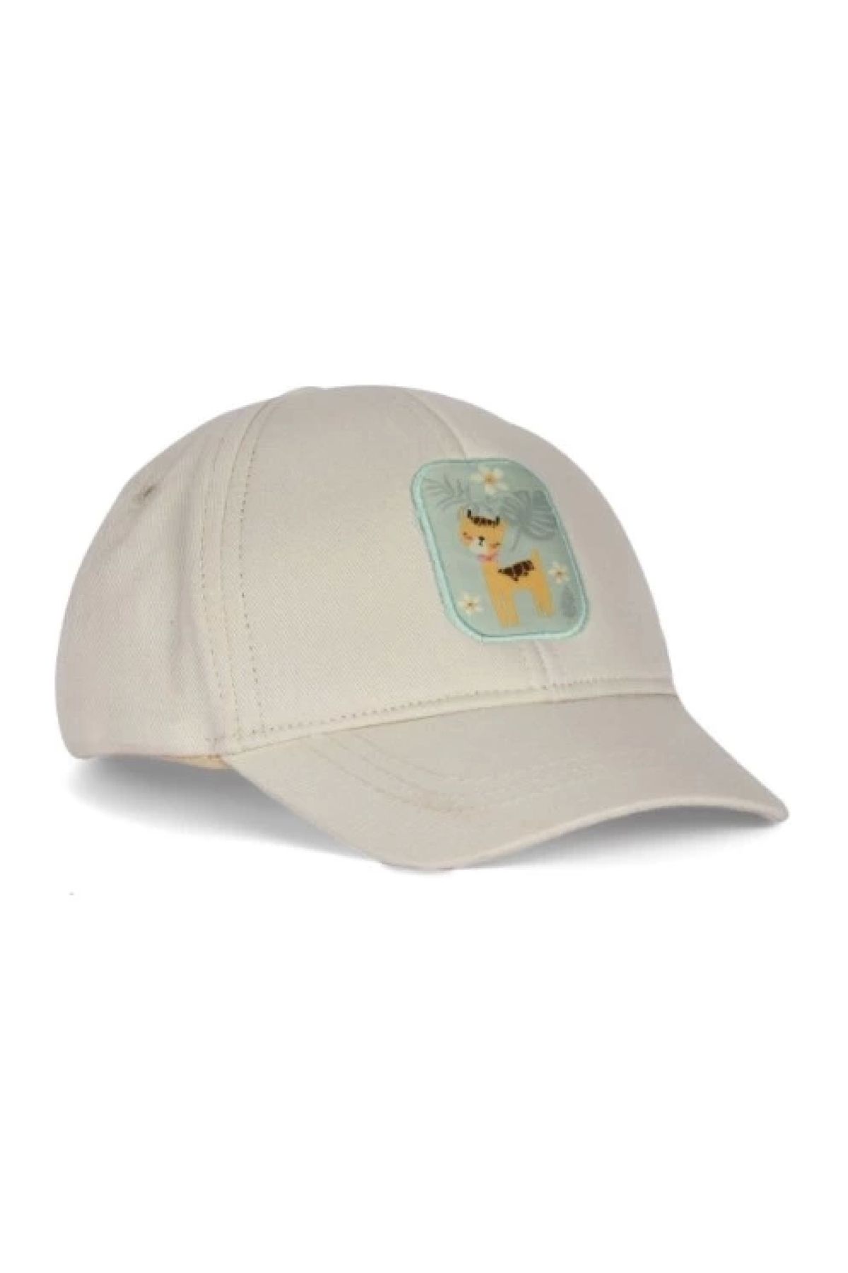 Kitti Etiketli Bebe Kız Şapka Y25140-01 Krem