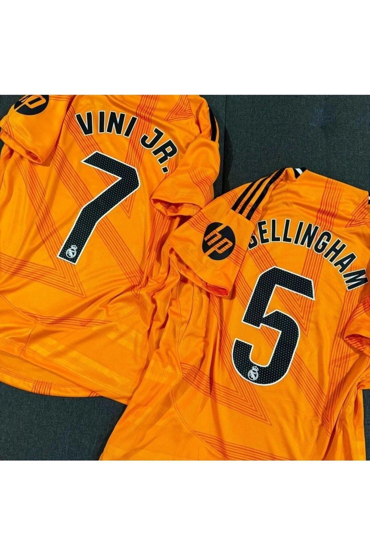 Atlas Global Real Madrid 2024/25 Yeni Sezon Bellingham 5 & Vini Jr 7 Deplasman Forması 2li Set