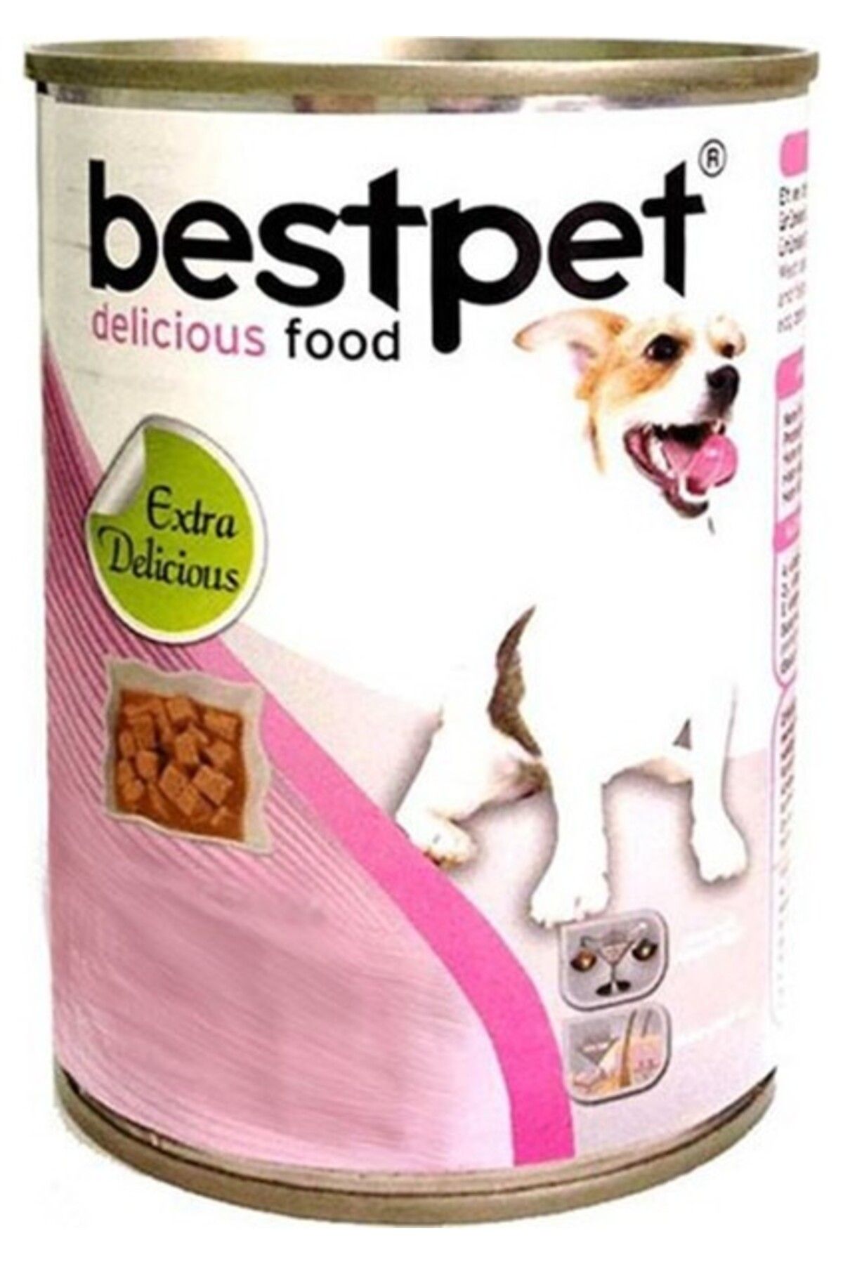 Best Pet Jöle İçinde Parça Sığır Etli Konserve Yetişkin Köpek Maması 415 gr