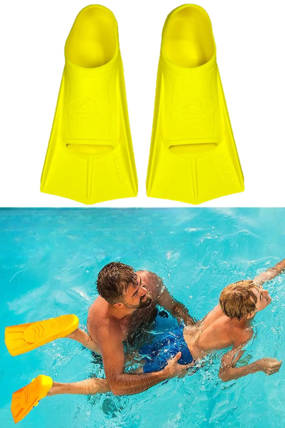 MAİN SHOP Pool Energy 25-26 Çocuk Eğitim Havuz Vedeniz Yüzme Paleti Taşıma Çantalı Kulak Burun Tıkacı Hediyeli