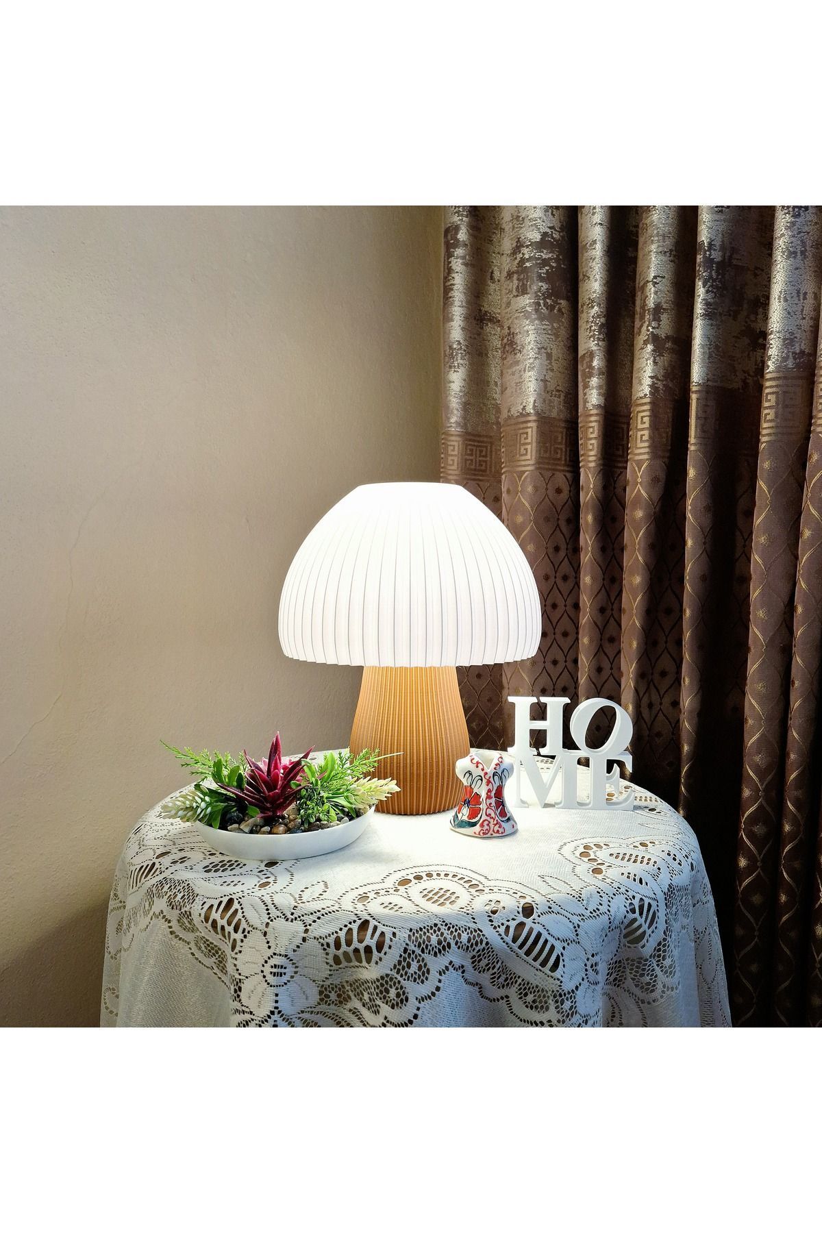 SerenityHaven Mushroom Modern Abajur