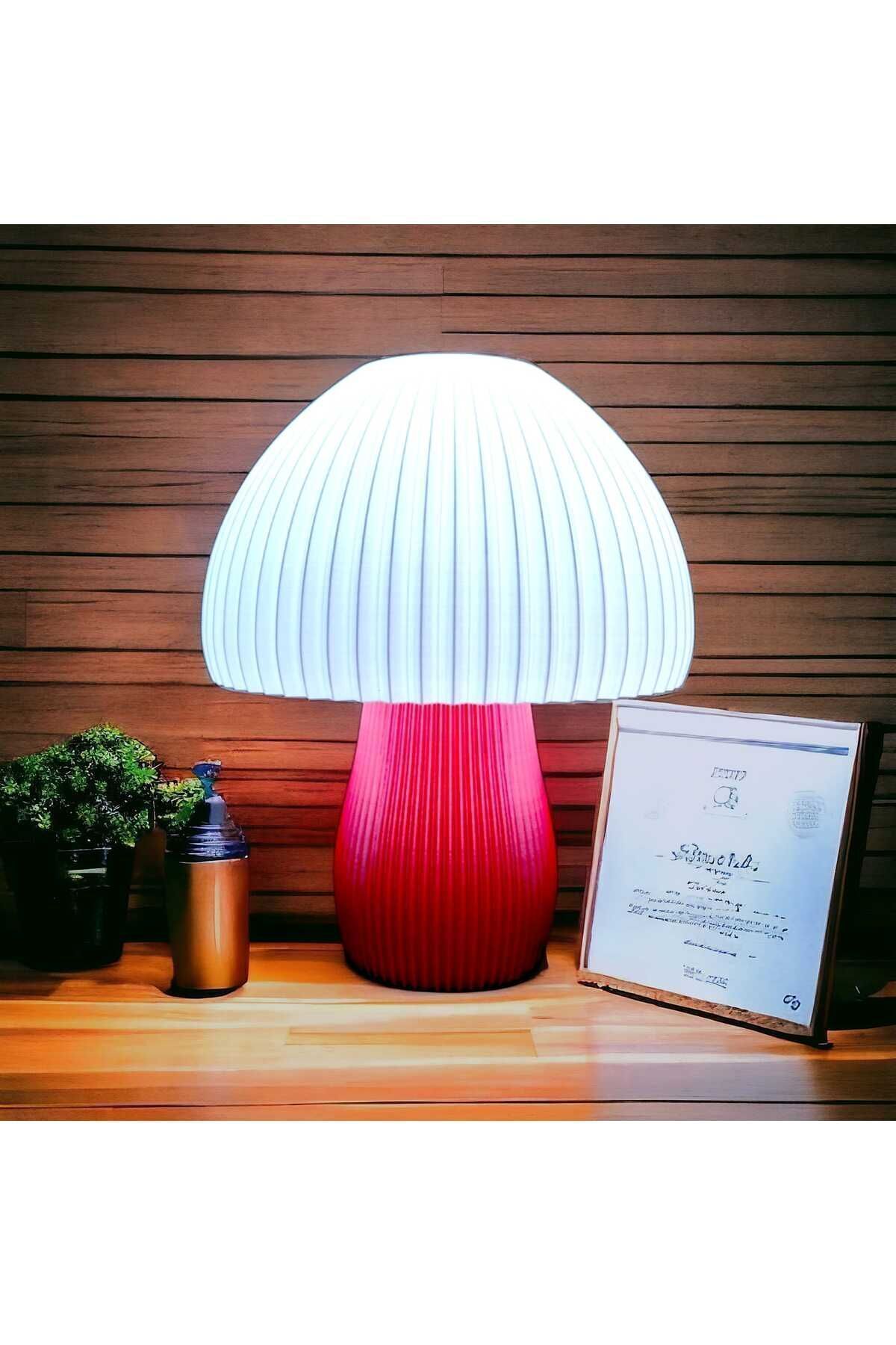 SerenityHaven Mushroom Modern Abajur