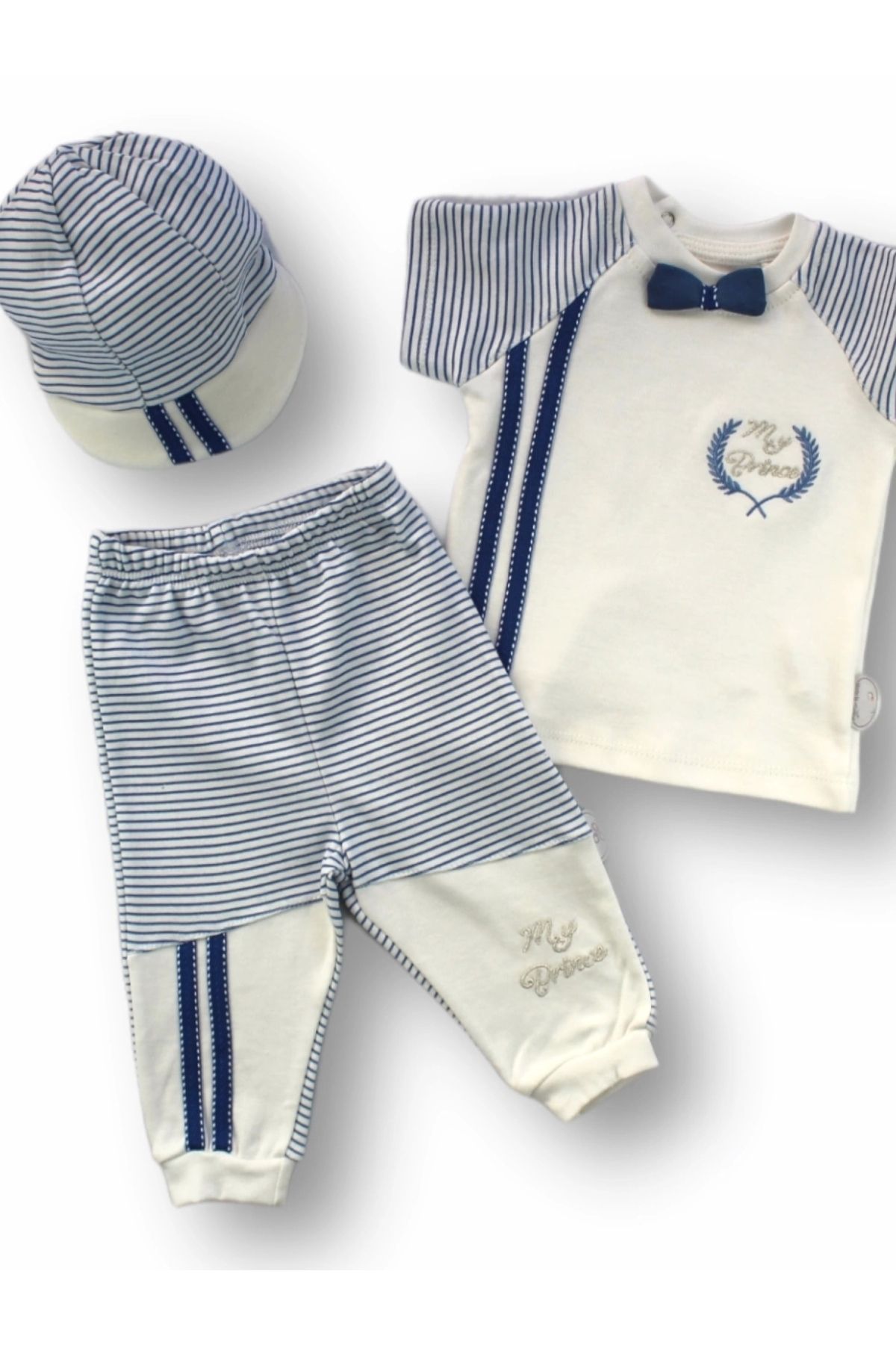 POLEXP Sevimli Nakış Detaylı Bebek Sweatli Takım