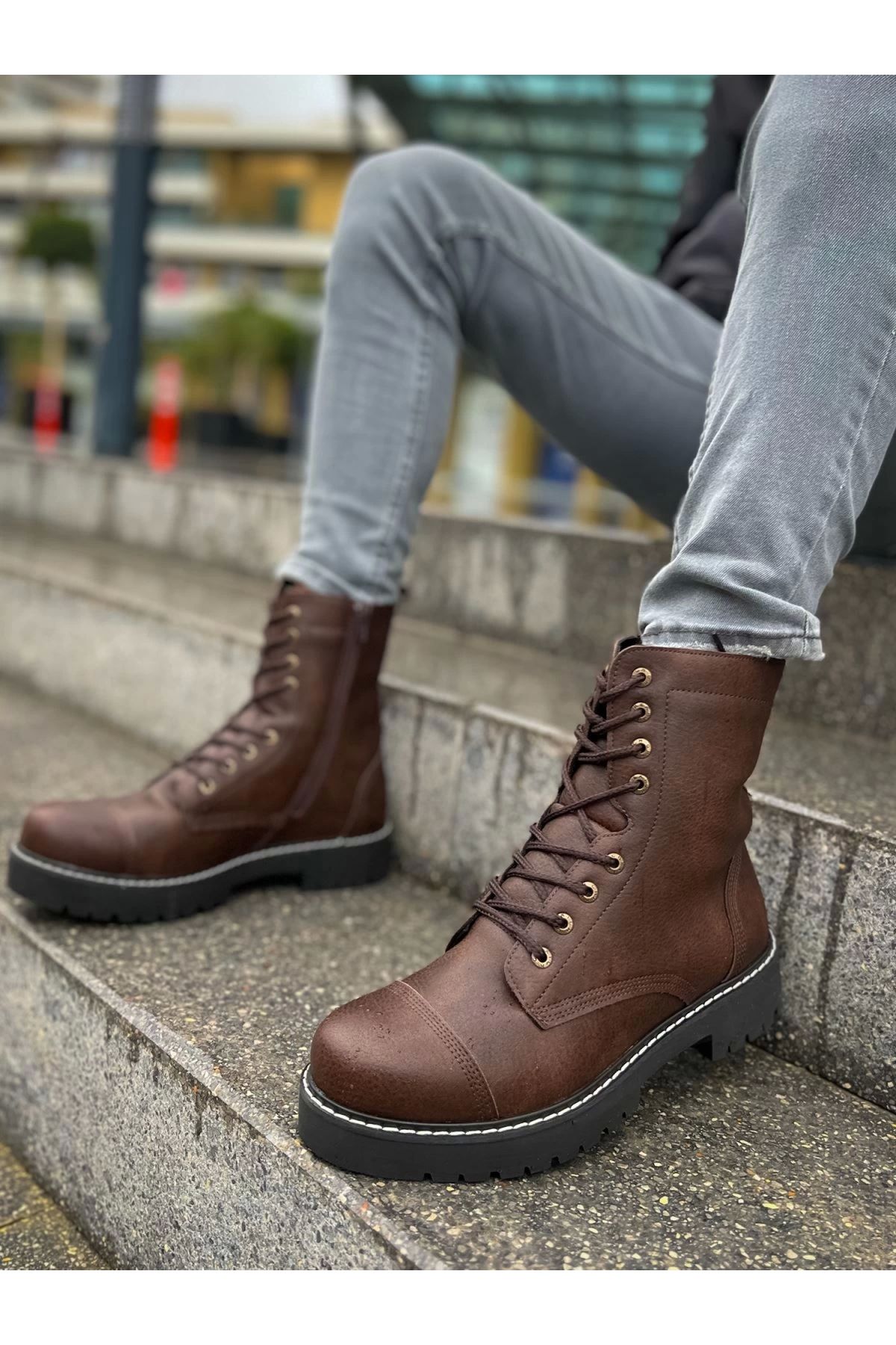 POLEXP Outdoor Hareketliliği İçin Dayanıklı Kahverengi Bot