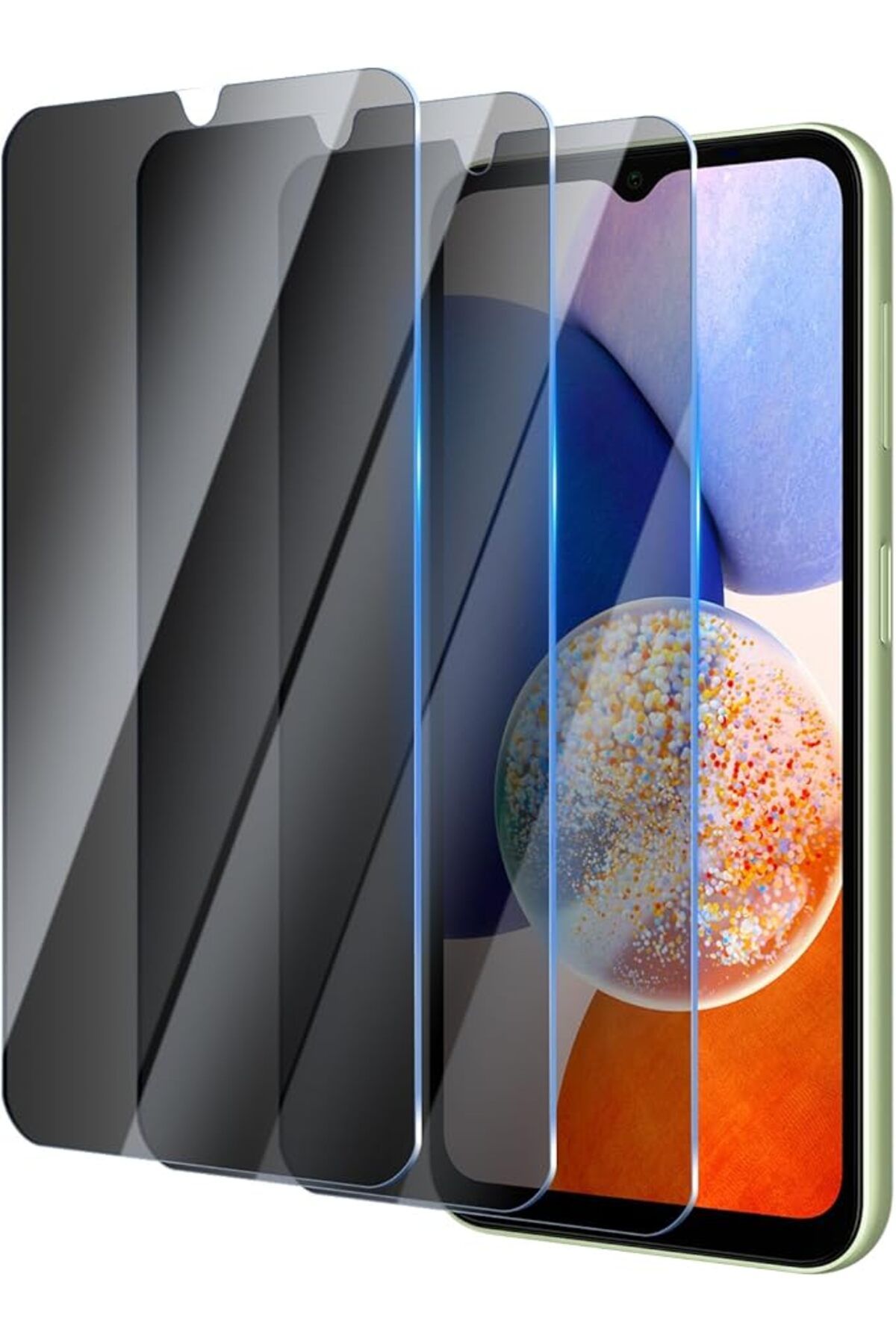Coolacs Samsung Galaxy A26 Uyumlu Privacy Hayalet Gizli Tam Kaplayan Ekran Koruyucu 3 Adet
