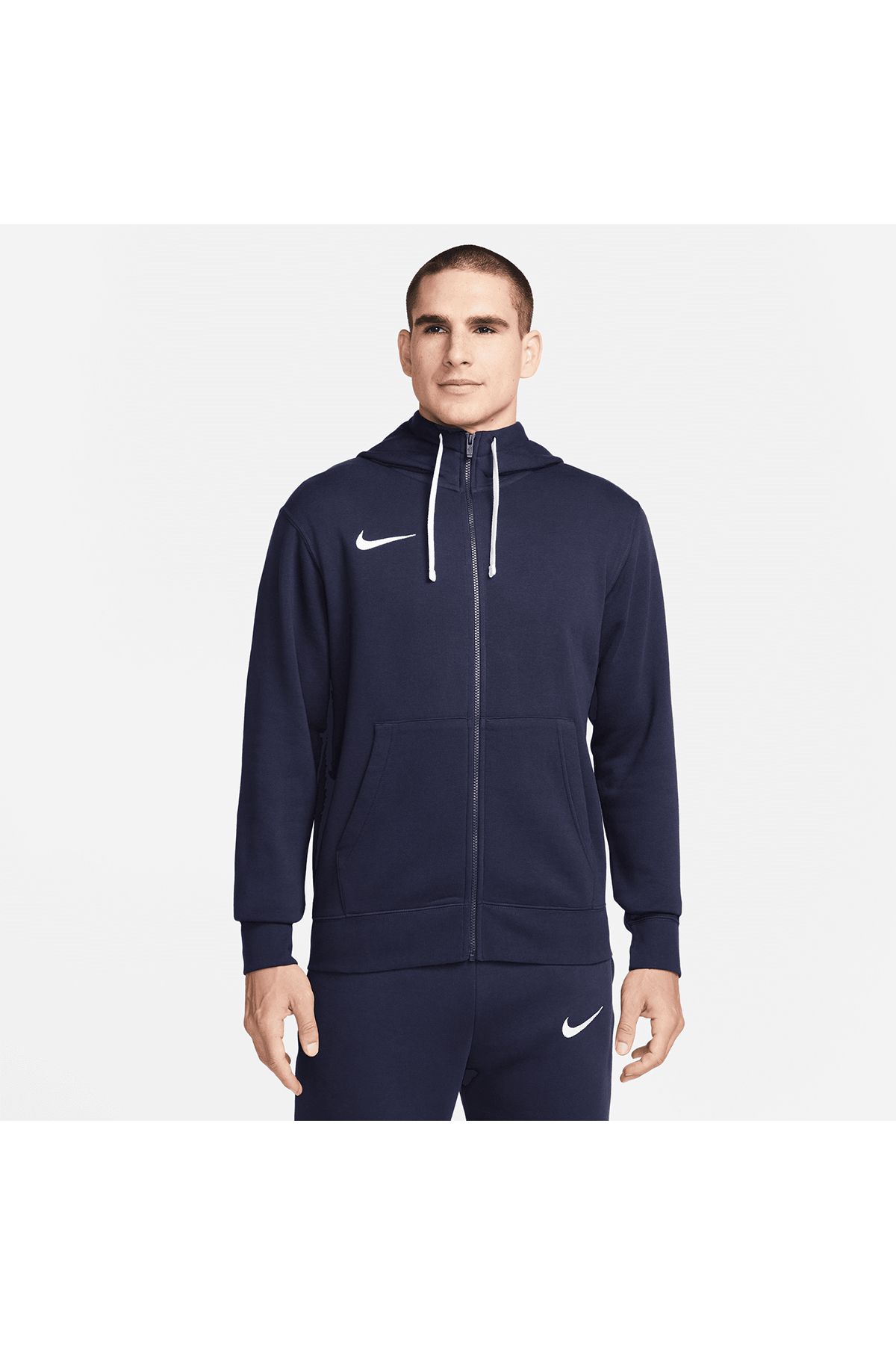 Nike Dry Park Erkek Lacivert Kapüşonlu Ceket