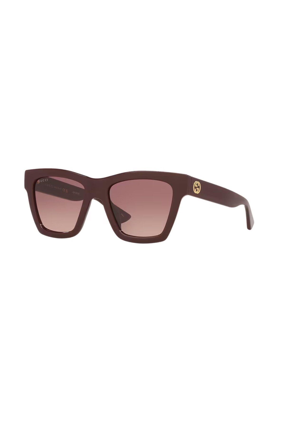 Gucci GG 1714S 003 54 Kadın Cat Eye Kırmızı Kemik Güneş Gözlüğü